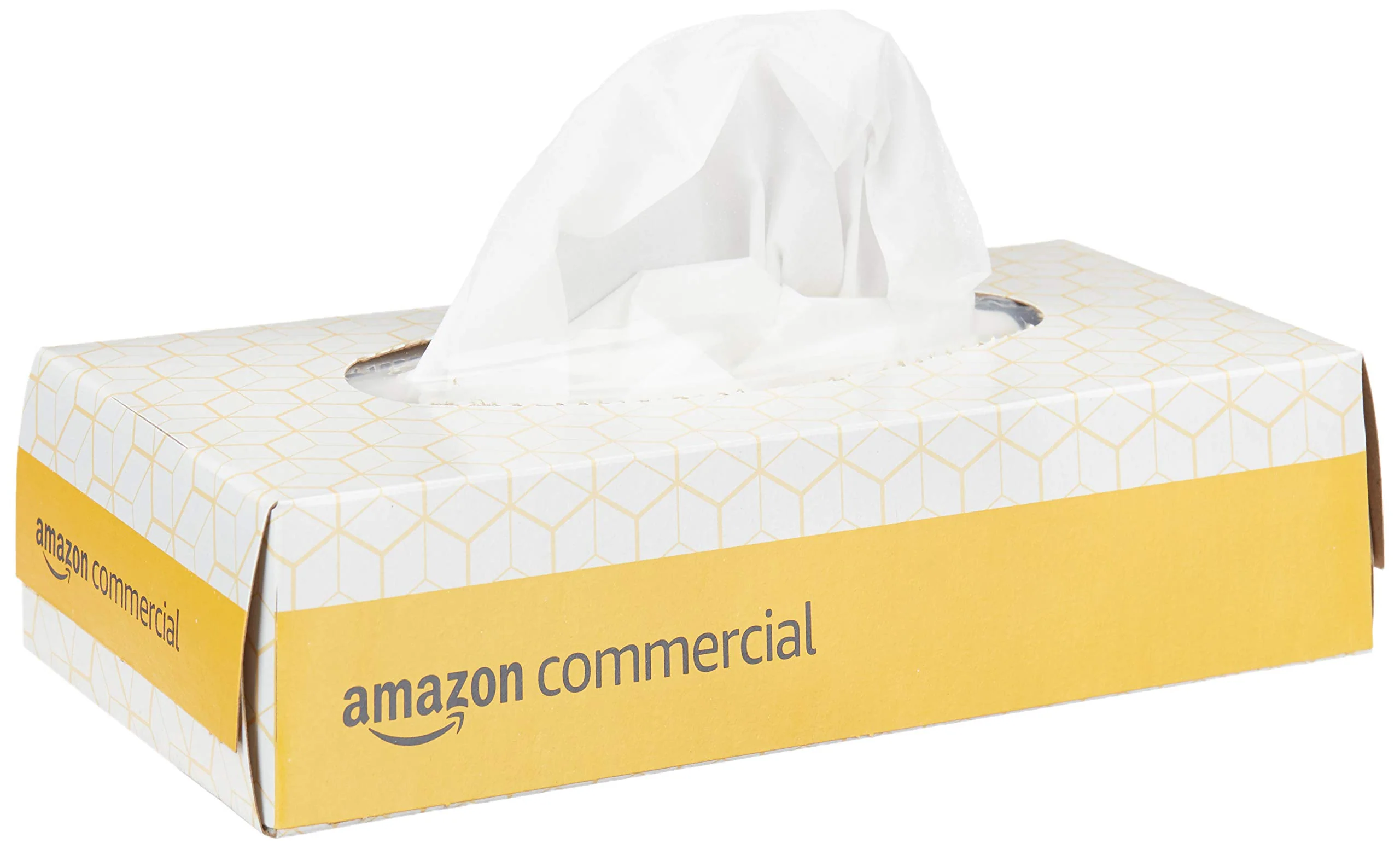 AmazonCommercial 2-Ply White Facial Tissue, Flat Box, FSC Certified, Unscented, 3000 Count (30 Packs of 100), 8 x 8 Sheet - Image 4