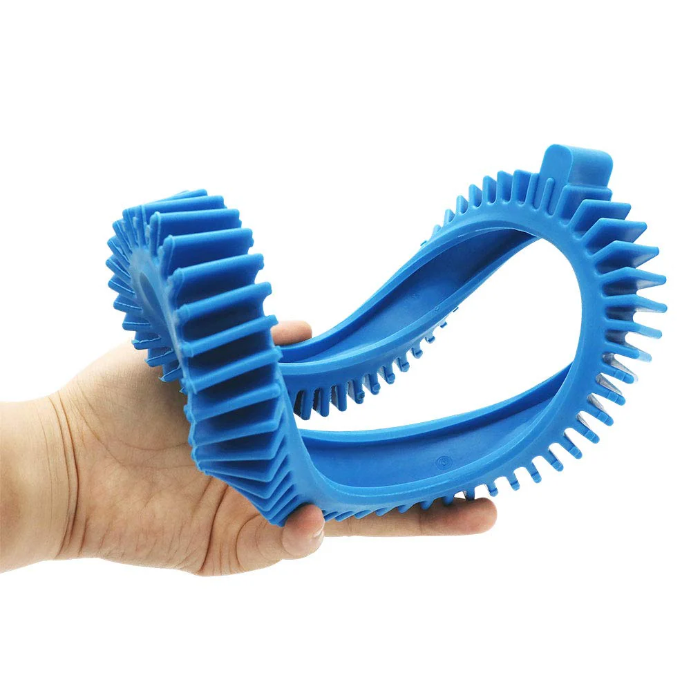 AMI PARTS 896584000-143 Blue Front Tires Kit with Super Hump& 896584000-082 Blue Standard Back Tire Replacement Part for Pool Cleaners(Pack of 2 Each) - Image 5
