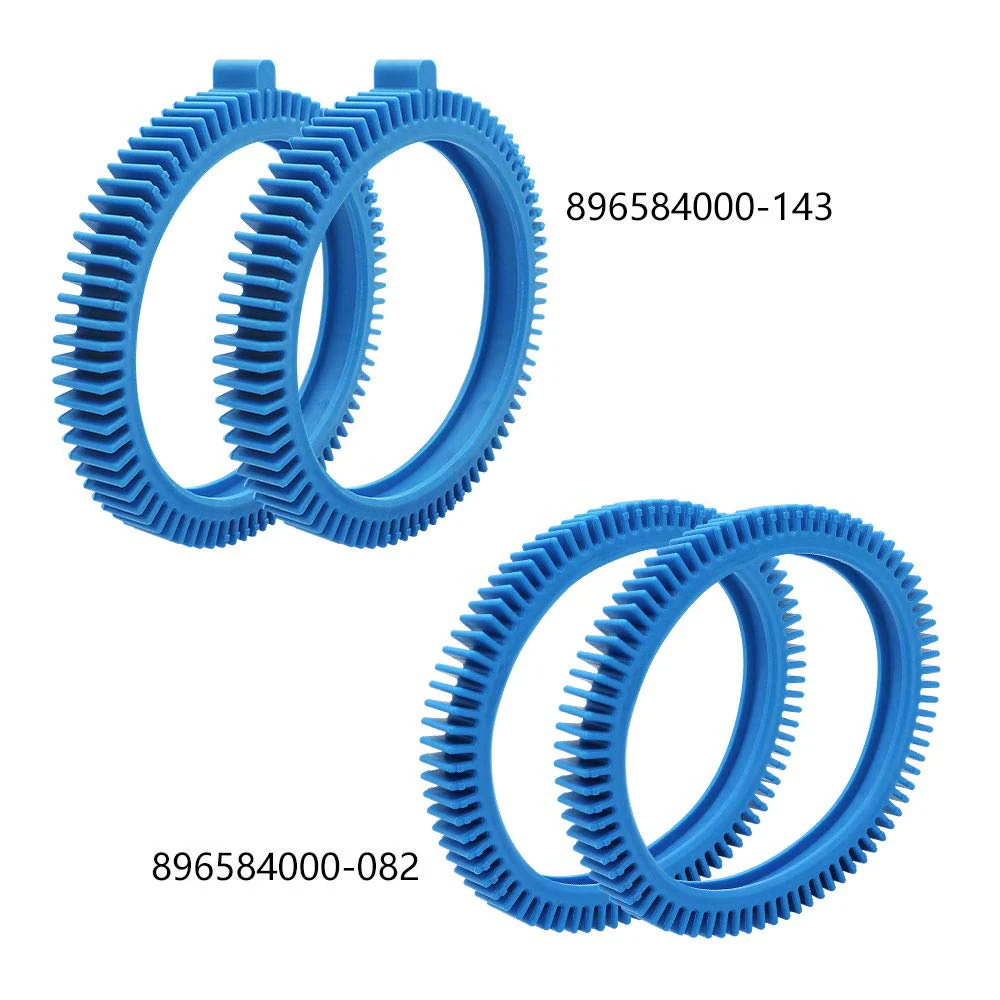AMI PARTS 896584000-143 Blue Front Tires Kit with Super Hump& 896584000-082 Blue Standard Back Tire Replacement Part for Pool Cleaners(Pack of 2 Each) - Image 7