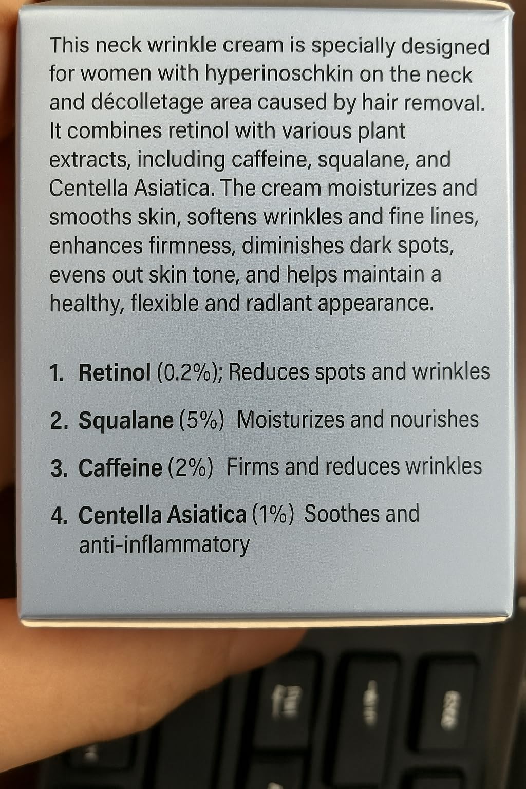 AMZEYE Tighten and Lift Neck Cream, Instant Face Lift Cream, 1.7 fl oz, Firming Fine lines, Loose & Sagging On Face, Decollete & Other Skin Areas - Image 3