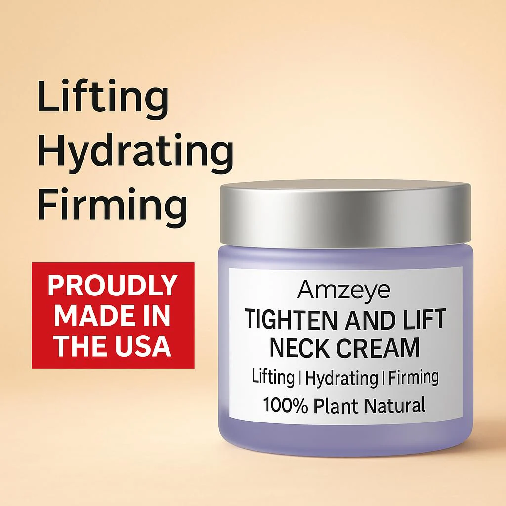 AMZEYE Tighten and Lift Neck Cream, Instant Face Lift Cream, 1.7 fl oz, Firming Fine lines, Loose & Sagging On Face, Decollete & Other Skin Areas - Image 7
