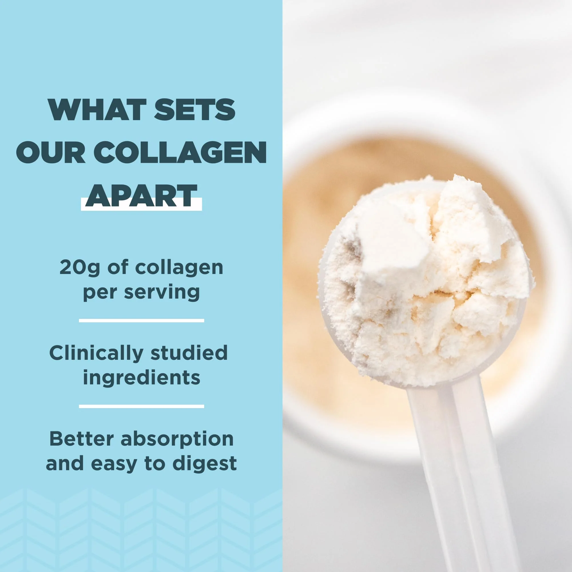 Ancient Nutrition Collagen Peptides, Collagen Peptides Powder, Unflavored Hydrolyzed Collagen, Supports Healthy Skin, Joints, Gut, Keto and Paleo Friendly, 38 Servings, 20g Collagen per Serving - Image 6