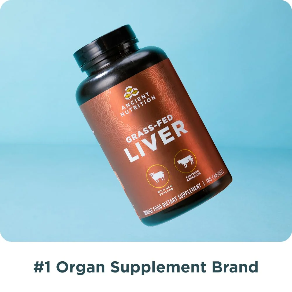 Ancient Nutrition Organ Supplements, Once Daily Grass-Fed and Wild Organ Complex Capsules, Beef & Lamb Liver, Supports Healthy Blood, Gut, and Liver, 30 Ct - Image 6