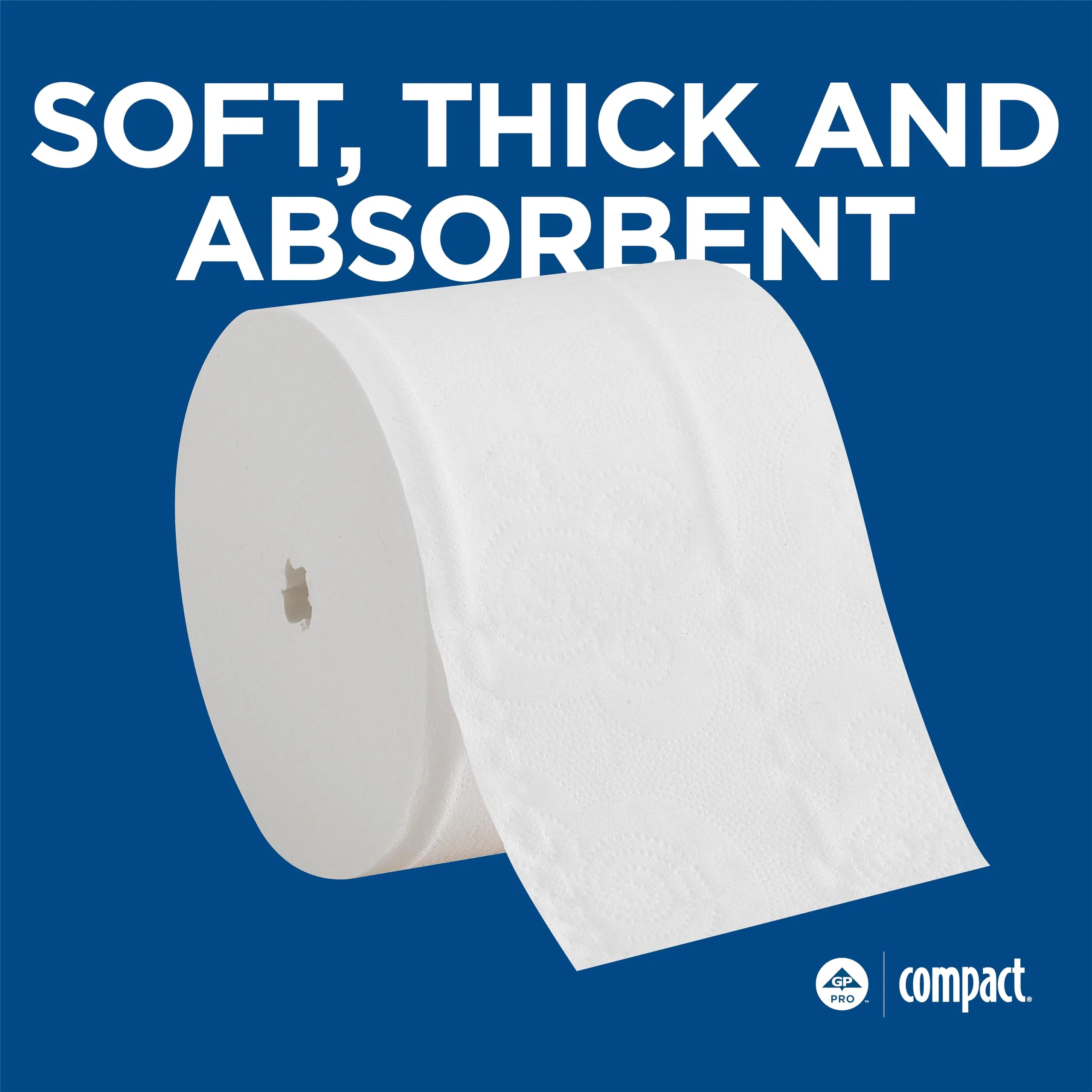 Angel Soft Professional Series Compact Premium Embossed Coreless 2-Ply High-Capacity Toilet Paper by GP PRO, White, 19371, 750 Sheets Per Roll, 36 Rolls Per Case - Image 10