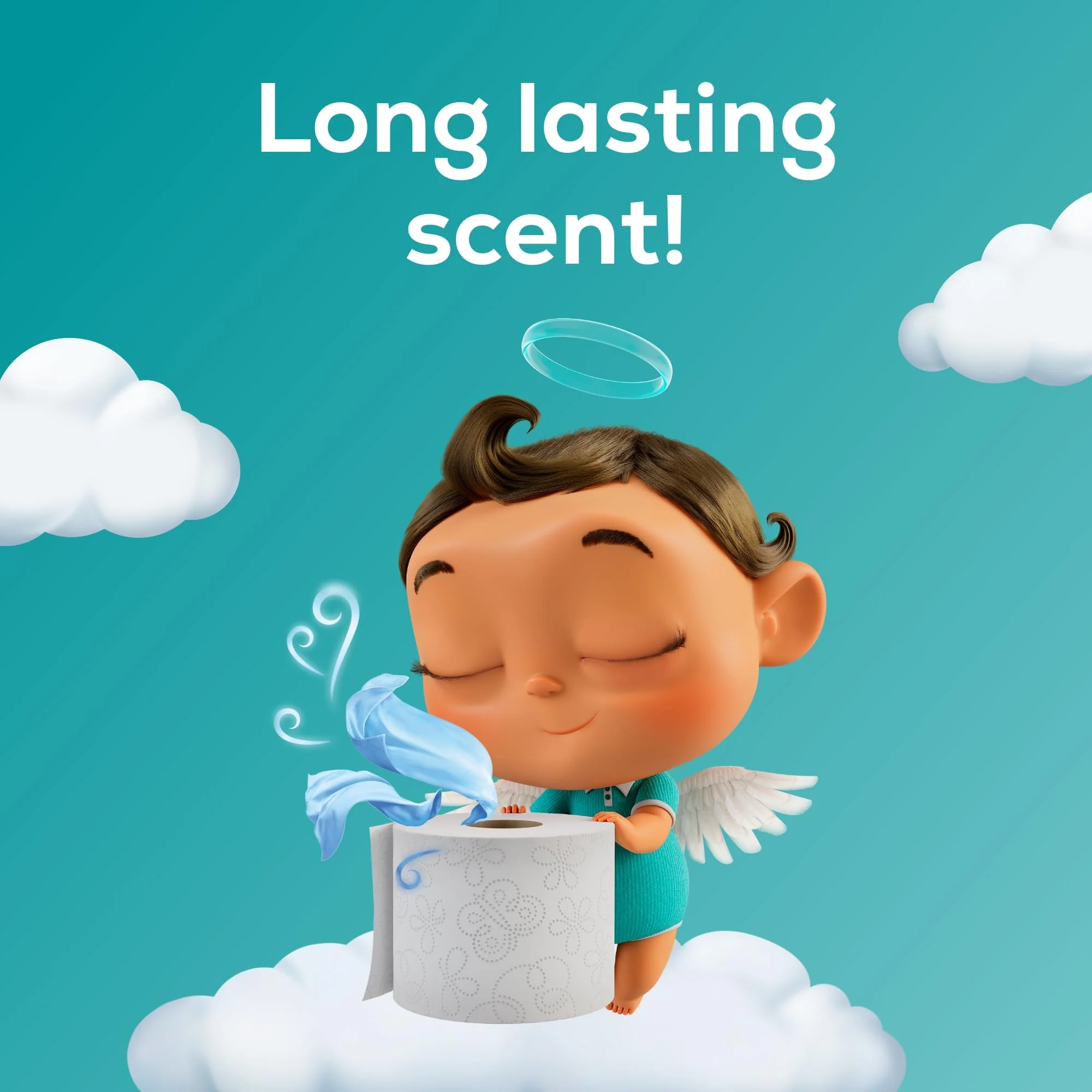 Angel Soft Toilet Paper with Fresh Linen Scented Tube, 8 Mega Rolls = 32 Regular Rolls, Soft and Strong Toilet Tissue - Image 4