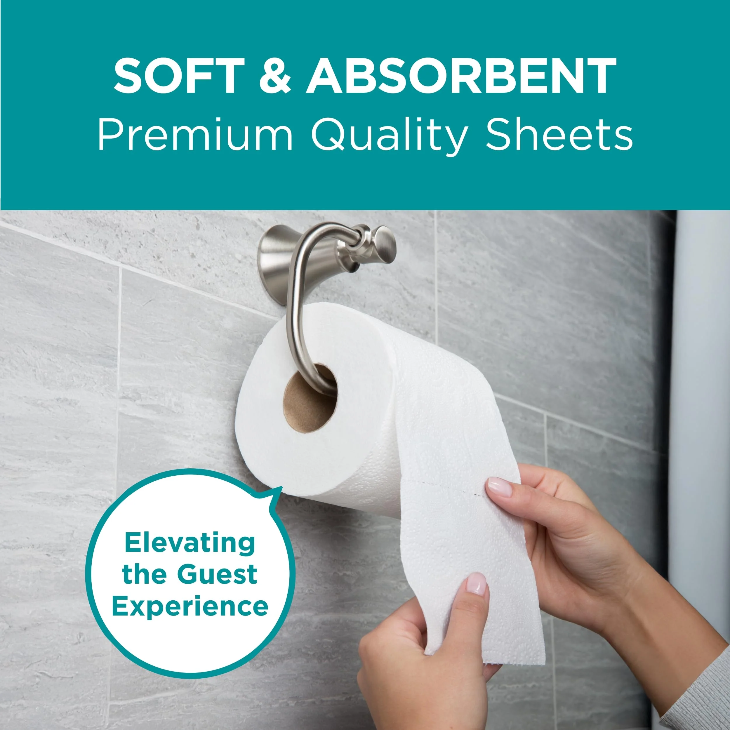 Angel Soft Ultra Professional Series 2-Ply Embossed Toilet Paper by GP PRO, 16620, 450 Sheets Per Roll, 20 Rolls Per Convenience Case - Image 7