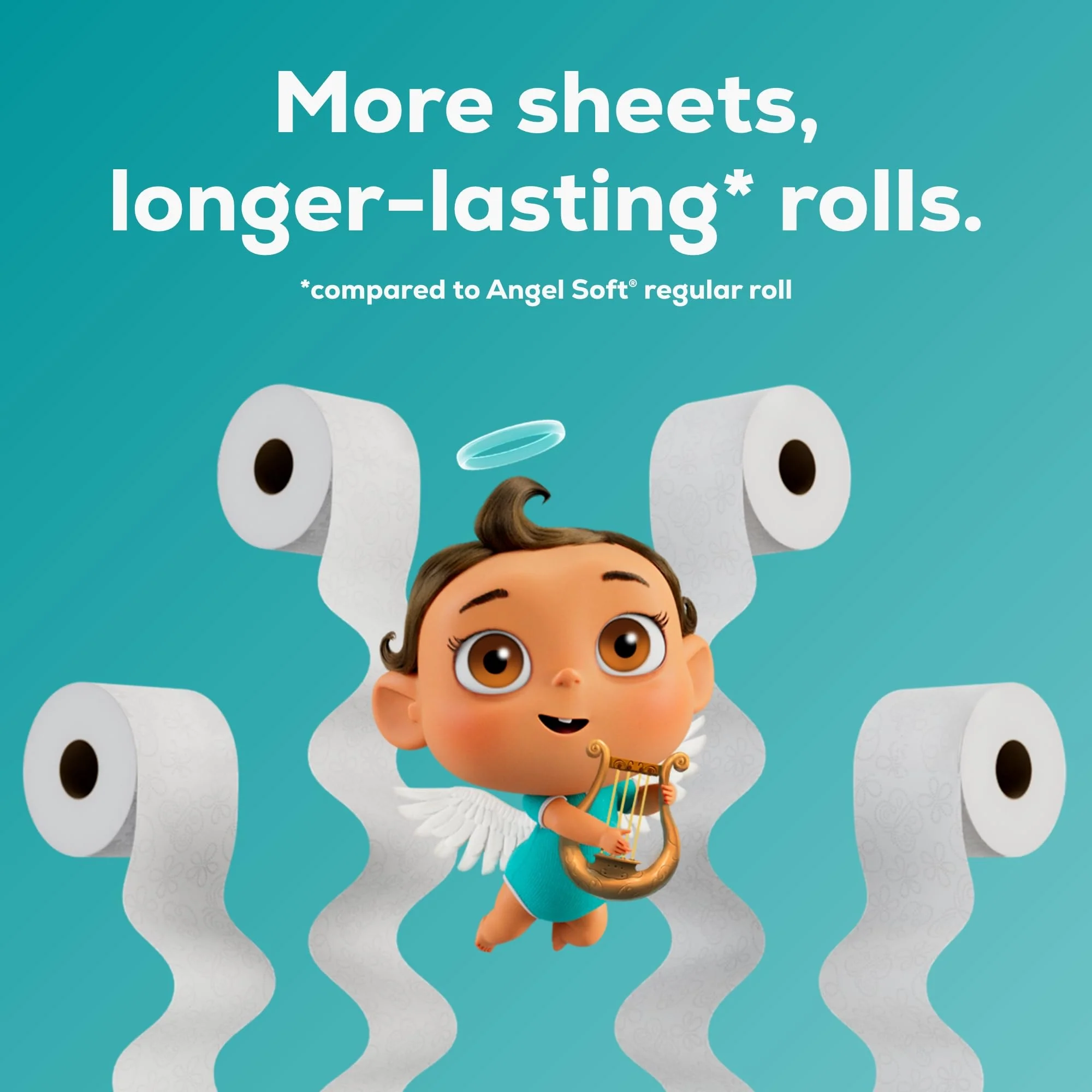 Angel Soft Ultra Toilet Paper, 36 Mega Rolls = 144 Regular Rolls, 2 Ply Toilet Tissue - Image 5