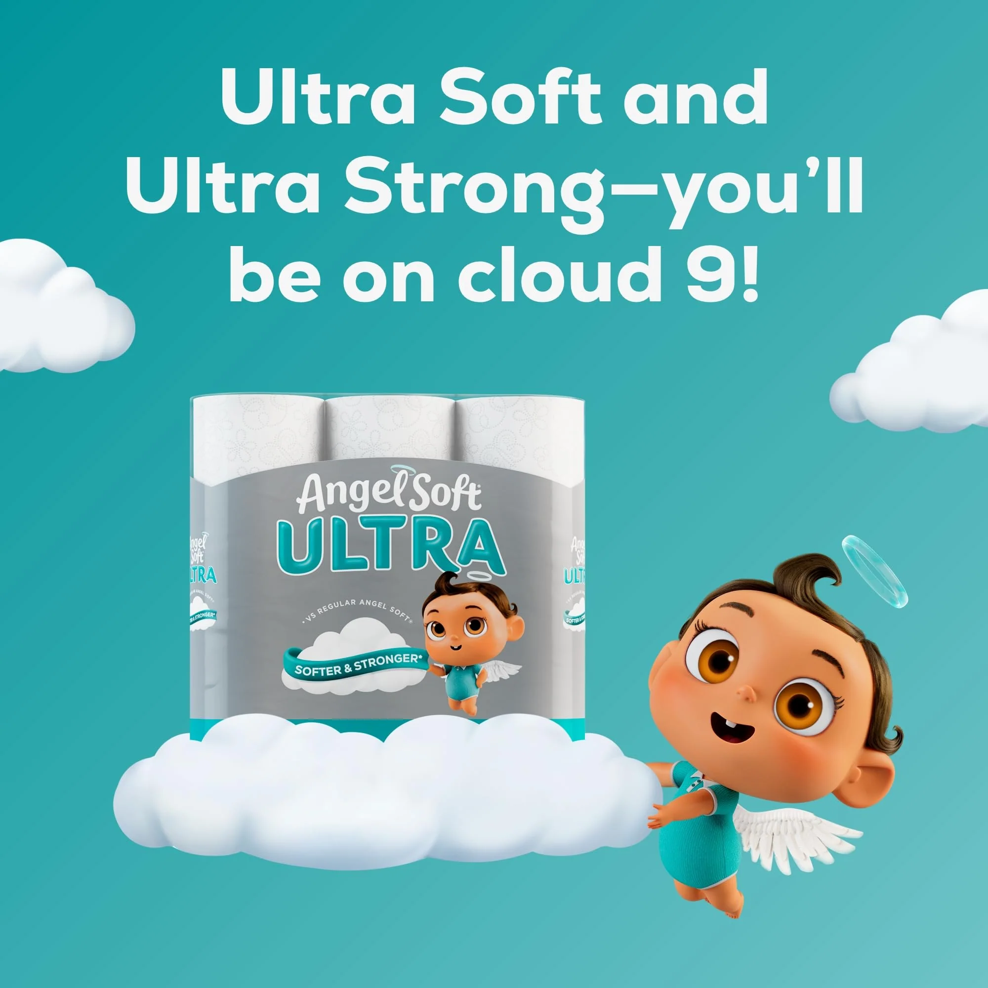 Angel Soft Ultra Toilet Paper, 36 Mega Rolls = 144 Regular Rolls, 2 Ply Toilet Tissue - Image 6