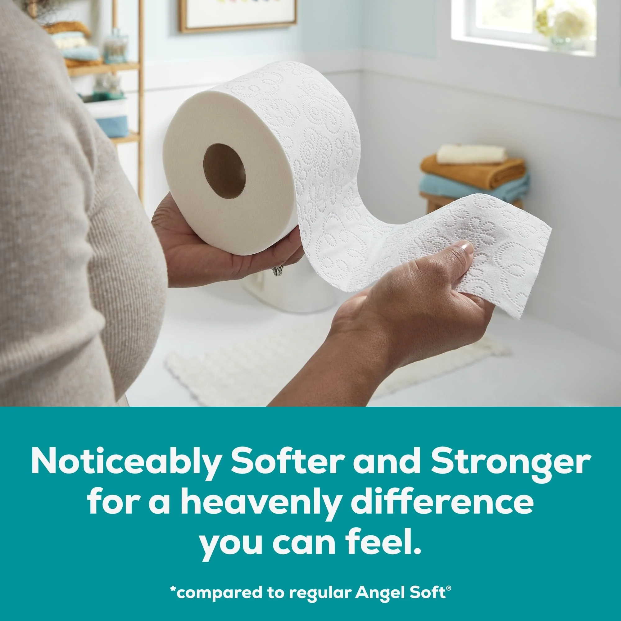 Angel Soft Ultra Toilet Paper, 36 Mega Rolls = 144 Regular Rolls, 2 Ply Toilet Tissue - Image 8