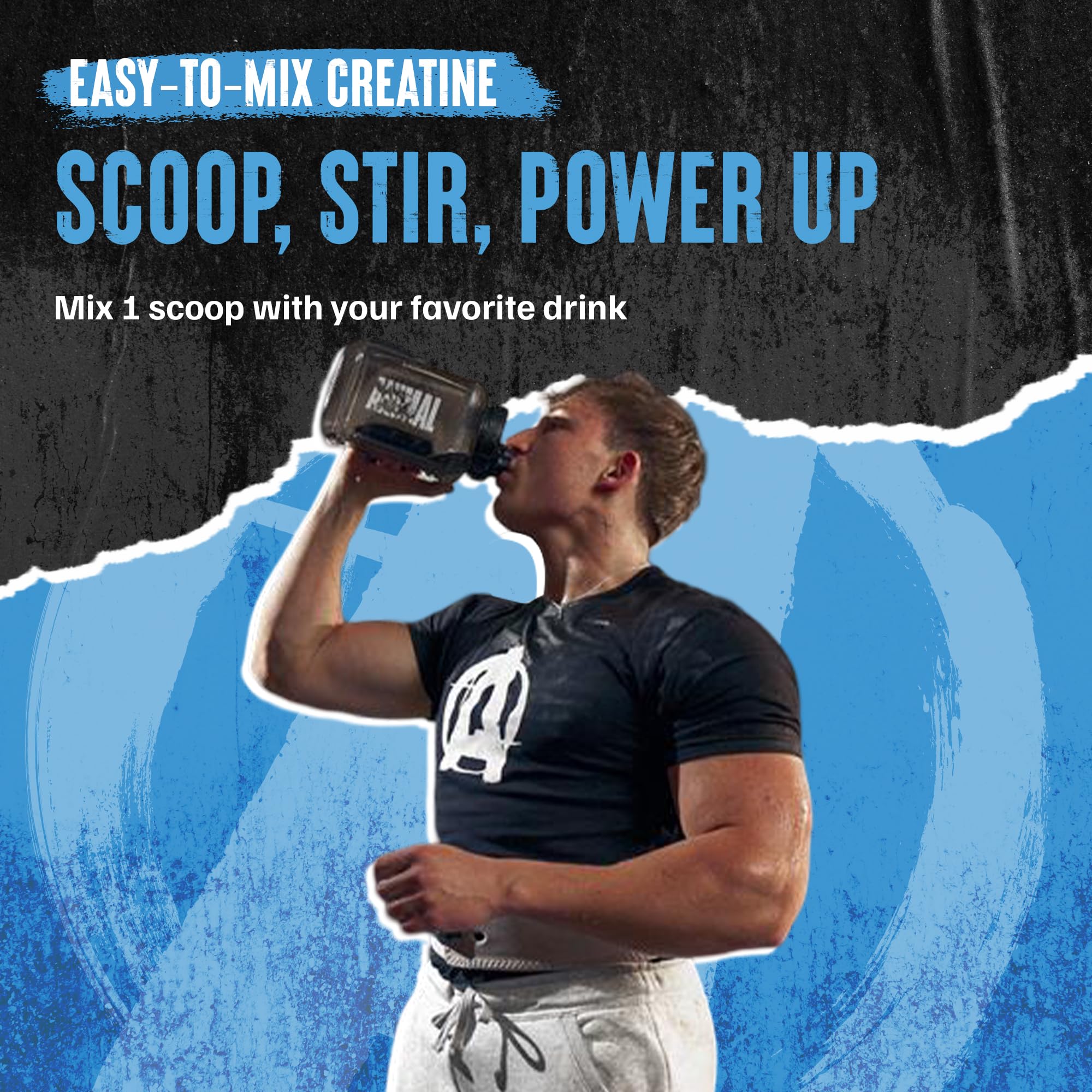 Animal Creatine Monohydrate Powder - Micronized Creatine for Women and Men, Supports Muscle Growth, Strength, Endurance, Recovery and ATP Production, Gym & Workout Supplements - Unflavored, 500g - Image 6