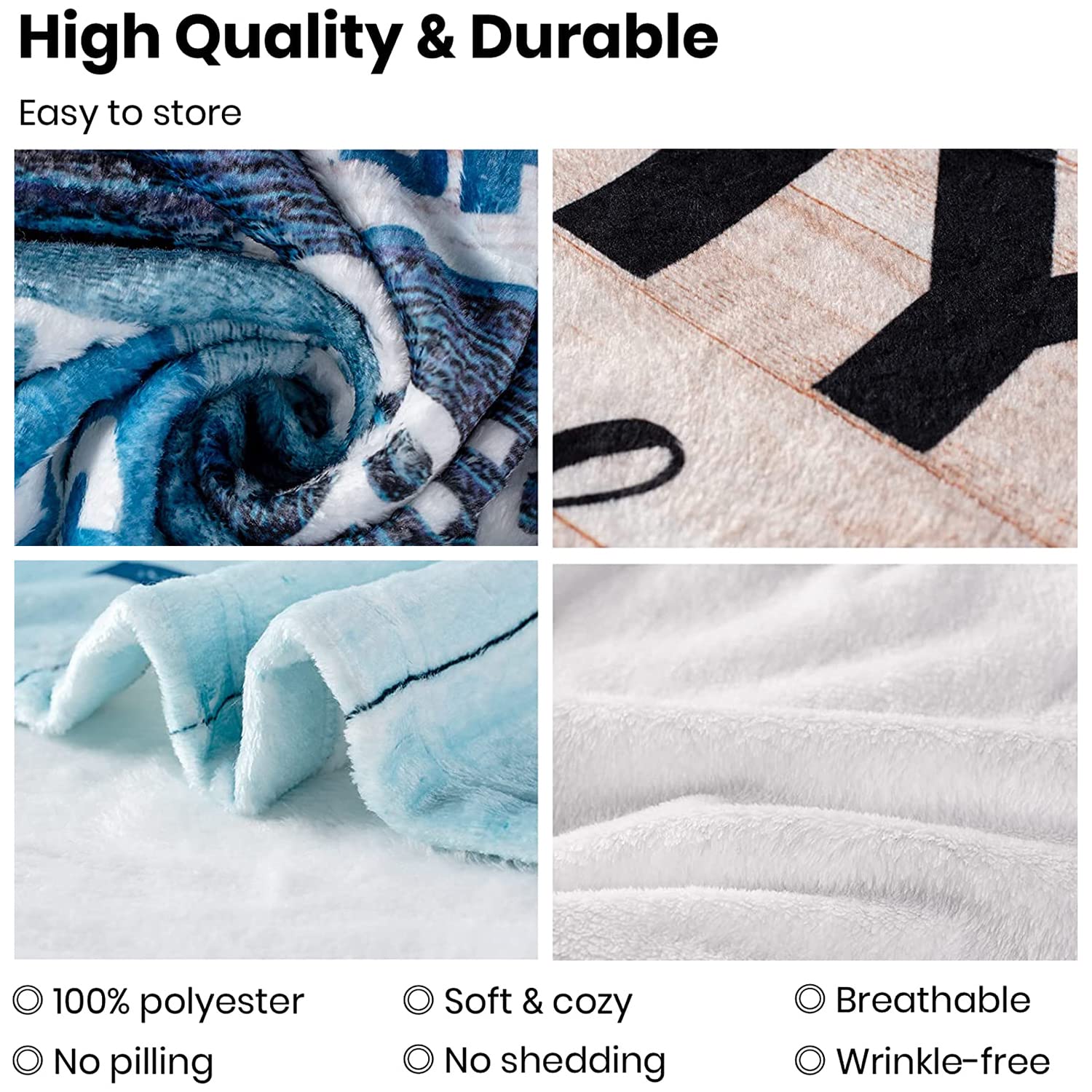 Anniversary Romantic Gift for Wife, Ultra-Soft Micro Fleece Sherpa Throw Blanket, Christmas Day Gifts for Her, Wife Birthday Gifts from Husband, for Bedding Sofa and Travel - Image 4