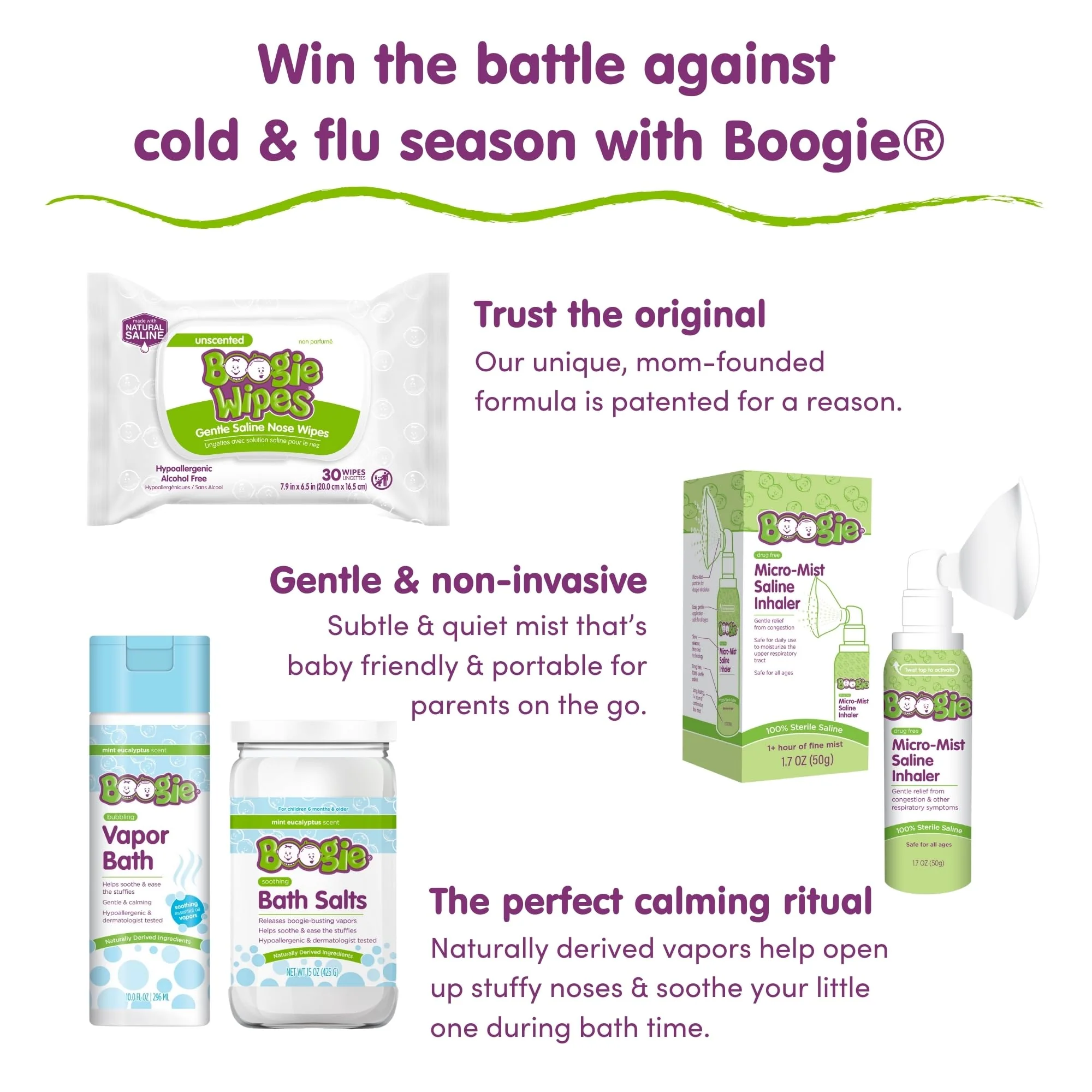 Antibacterial Hand Wipes by Boogie, Alcohol Free, Hypoallergenic and Moisturizing Aloe, Hand Wipes for Kids and Adults, 6 Packs of 20 (120 total wipes) - Image 8