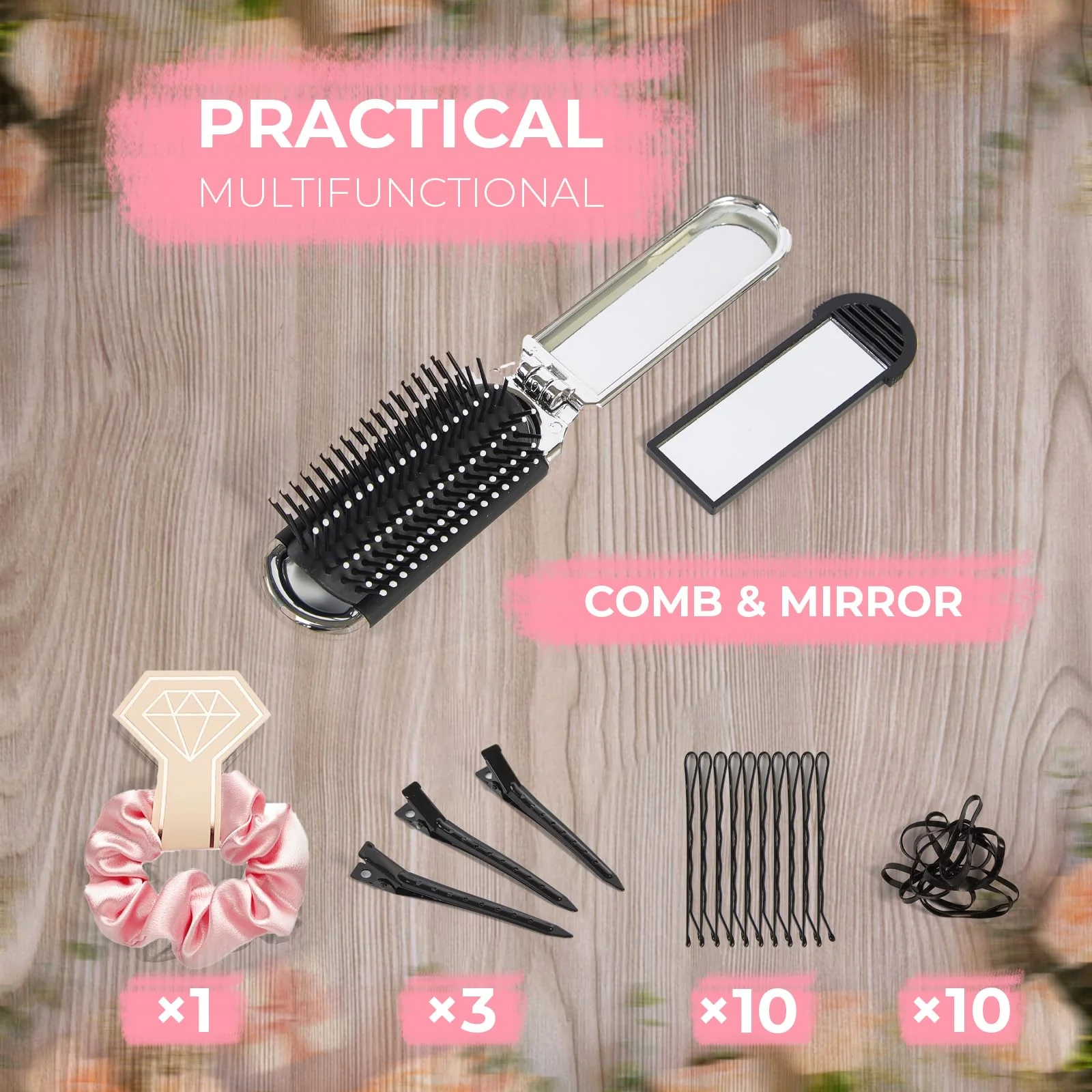 AOLRNALI Bridal Emergency Kit for Wedding Day, Wedding Essentials Survival Set for Team Bride, Must-Have 30+ Essentials Travel Kit with Makeup Bag - Image 6