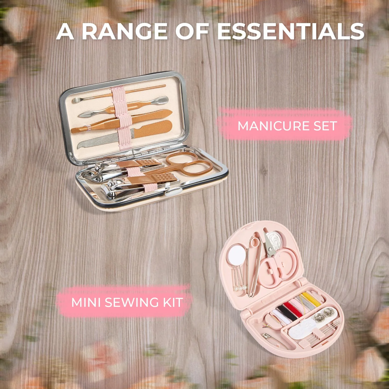AOLRNALI Bridal Emergency Kit for Wedding Day, Wedding Essentials Survival Set for Team Bride, Must-Have 30+ Essentials Travel Kit with Makeup Bag - Image 7