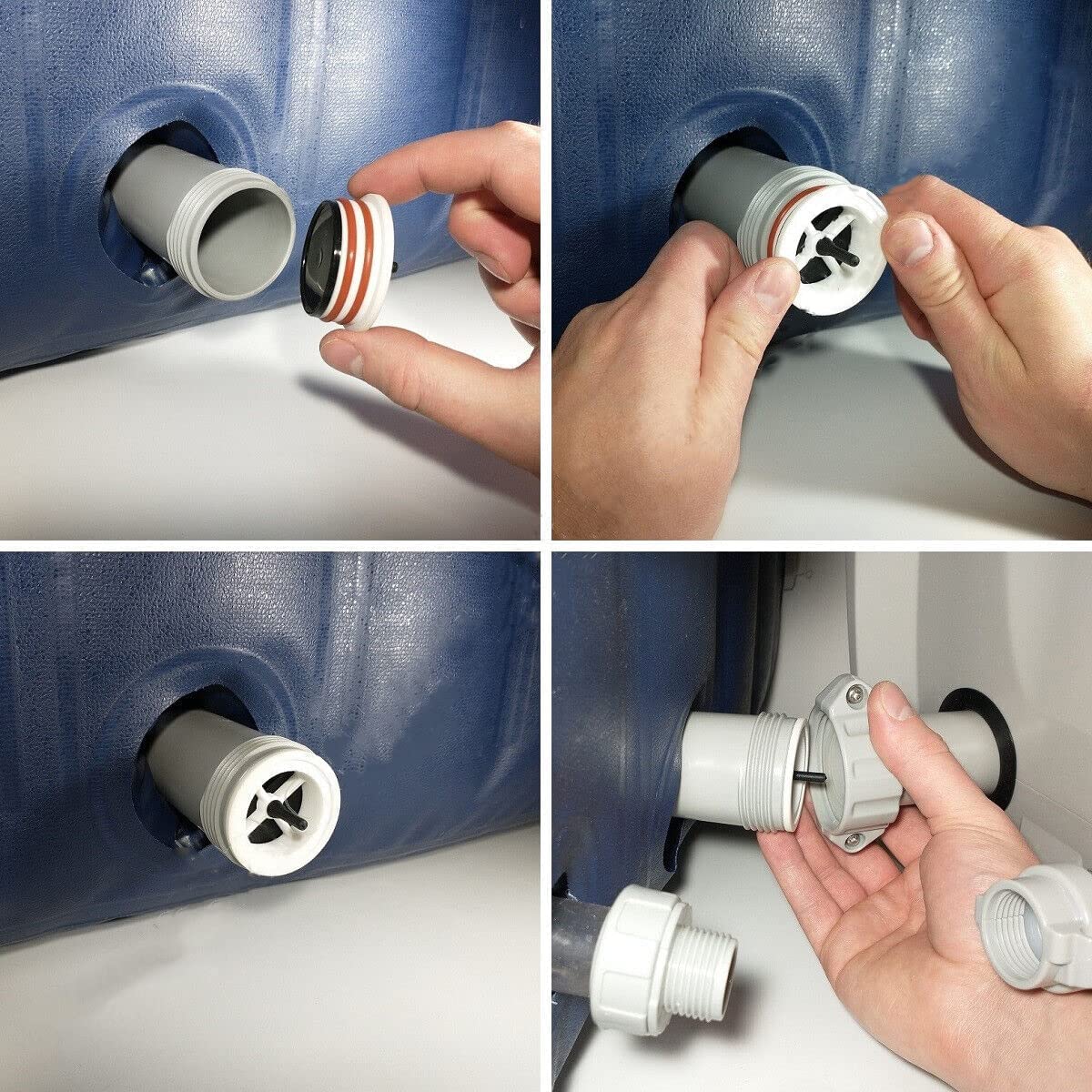 Aosnom Air Blower Seal One Way Non Return Smart Valve for Coleman Lay-Z-Spa, Repair Hot Tub Water Leakage - Image 4