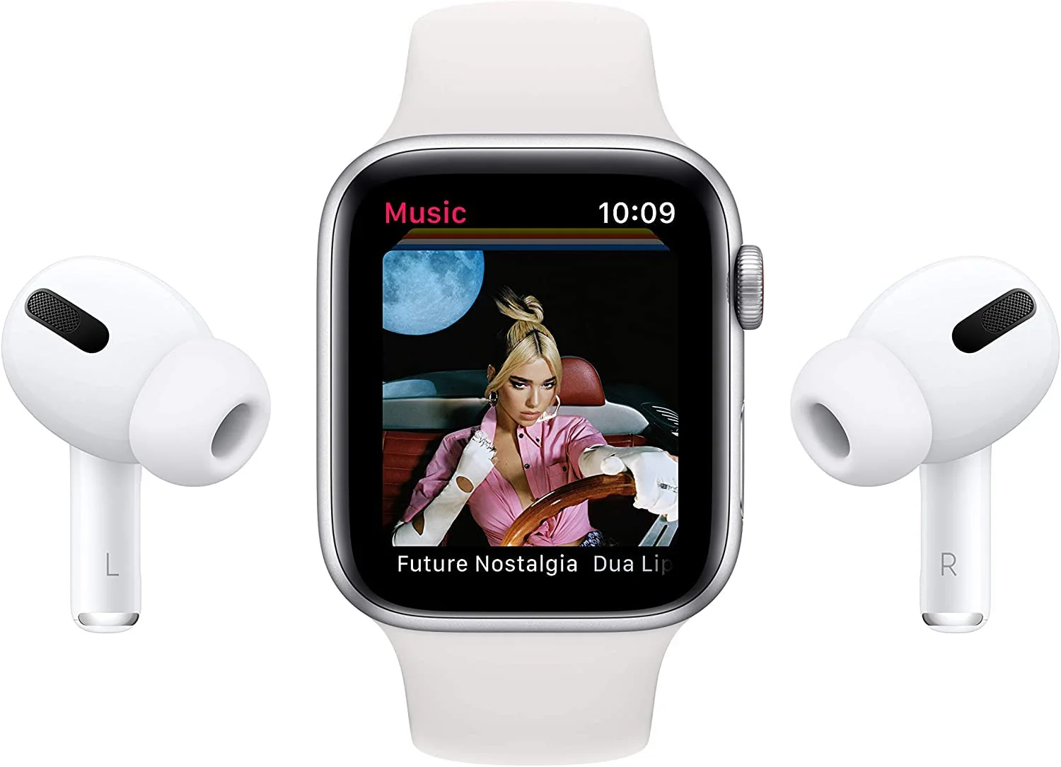 Apple Watch SE (GPS + Cellular, 40mm) - Gold Aluminum Case with Pink Sand Sport Band (Renewed) - Image 2
