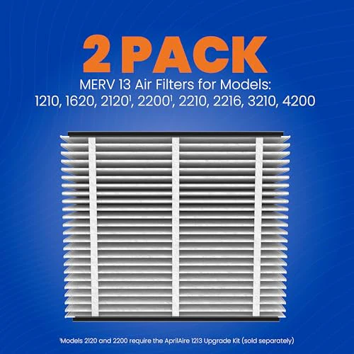 AprilAire 213 Replacement Filter for AprilAire Whole House Air Purifiers - MERV 13, Healthy Home Allergy, 20x25x4 Air Filter (Pack of 2) - Image 8