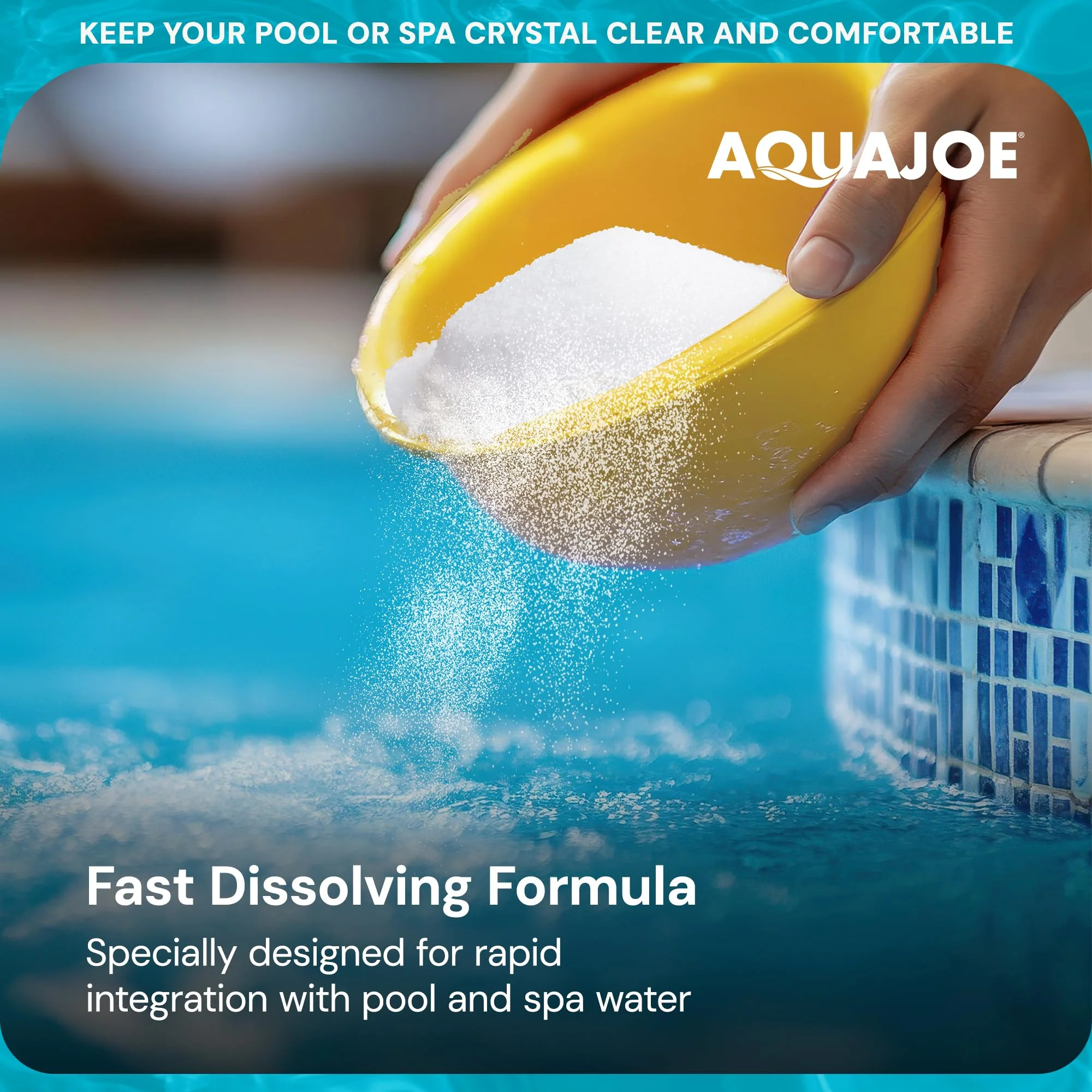 Aqua Joe 5 Pack 40 Lb Fast Dissolving Pool Spa Salt Chlorine Generators, AJ-PS40 - Image 6