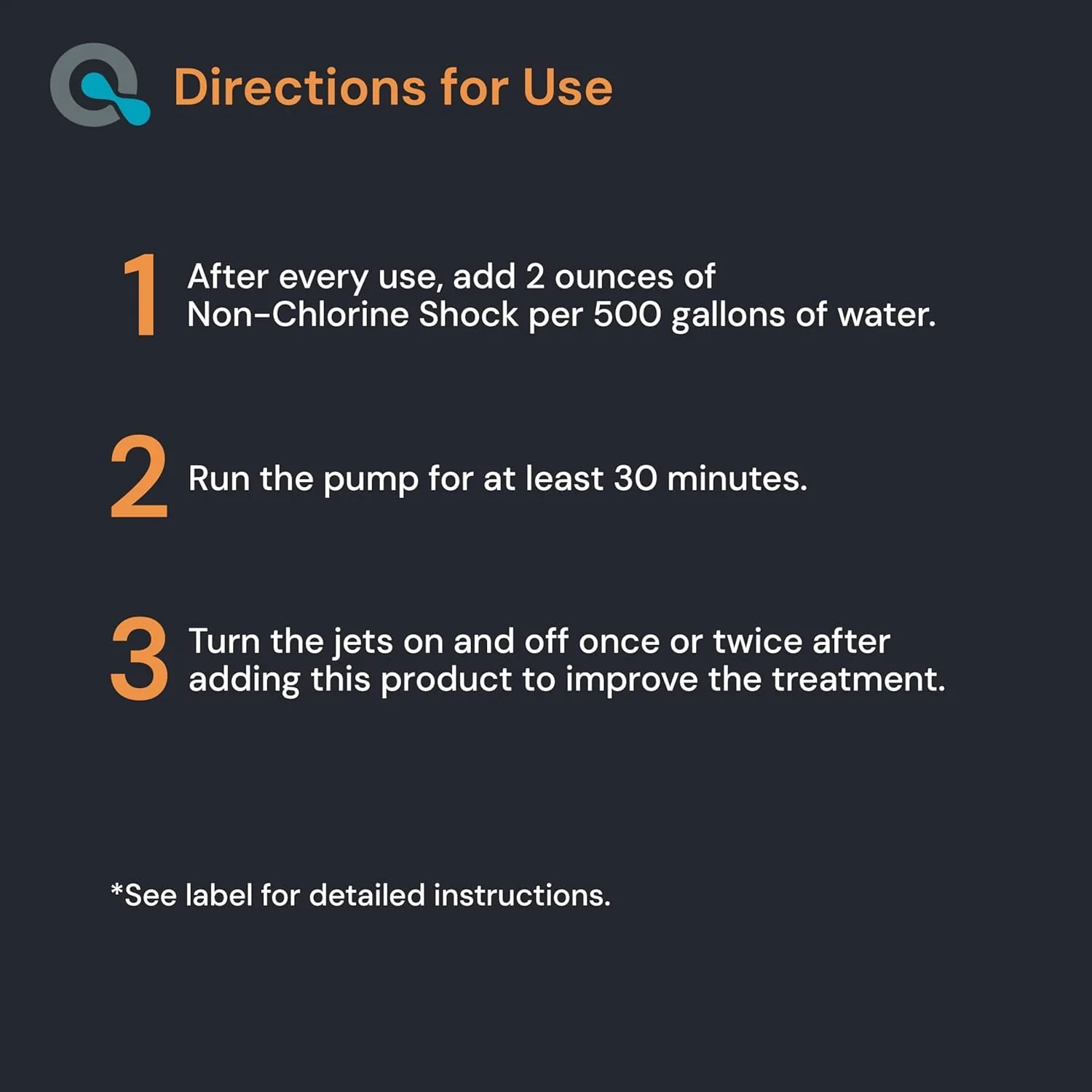 AquaDoc Non Chlorine Hot Tub Shock - 32oz (2 Pack) - Enhanced Spa Shock to Assist Bromine and Chlorine - Spa Oxidizer Made in USA - Image 7
