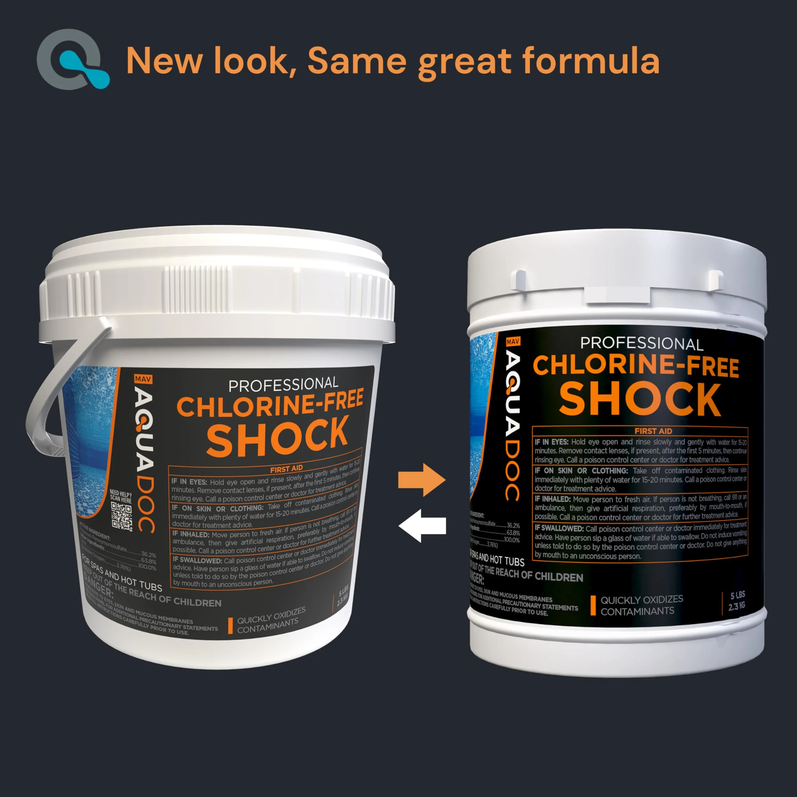 Aquadoc Non-Chlorine Spa Shock for Hot Tub - Chlorine Free Treatment & Enhanced Shock to Assist Bromine - Suitable Oxidizer - 5lbs - Image 4