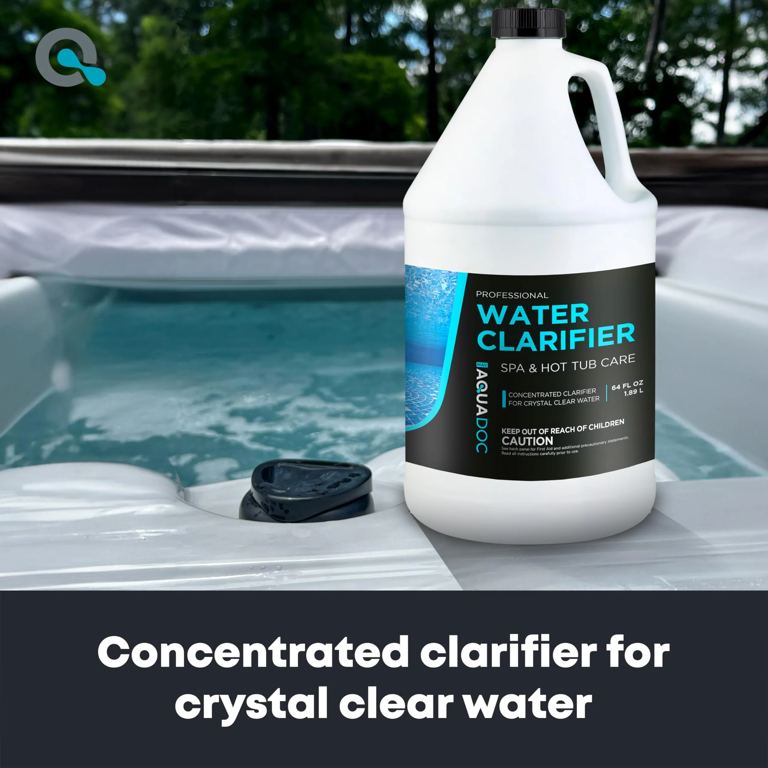 AquaDoc Spa Clarifier & Hot Tub Clarifier for Fast Acting Cloudy Water Treatment - 64oz - to Keep Your Spa Clear & Balanced - Made in USA - Image 7