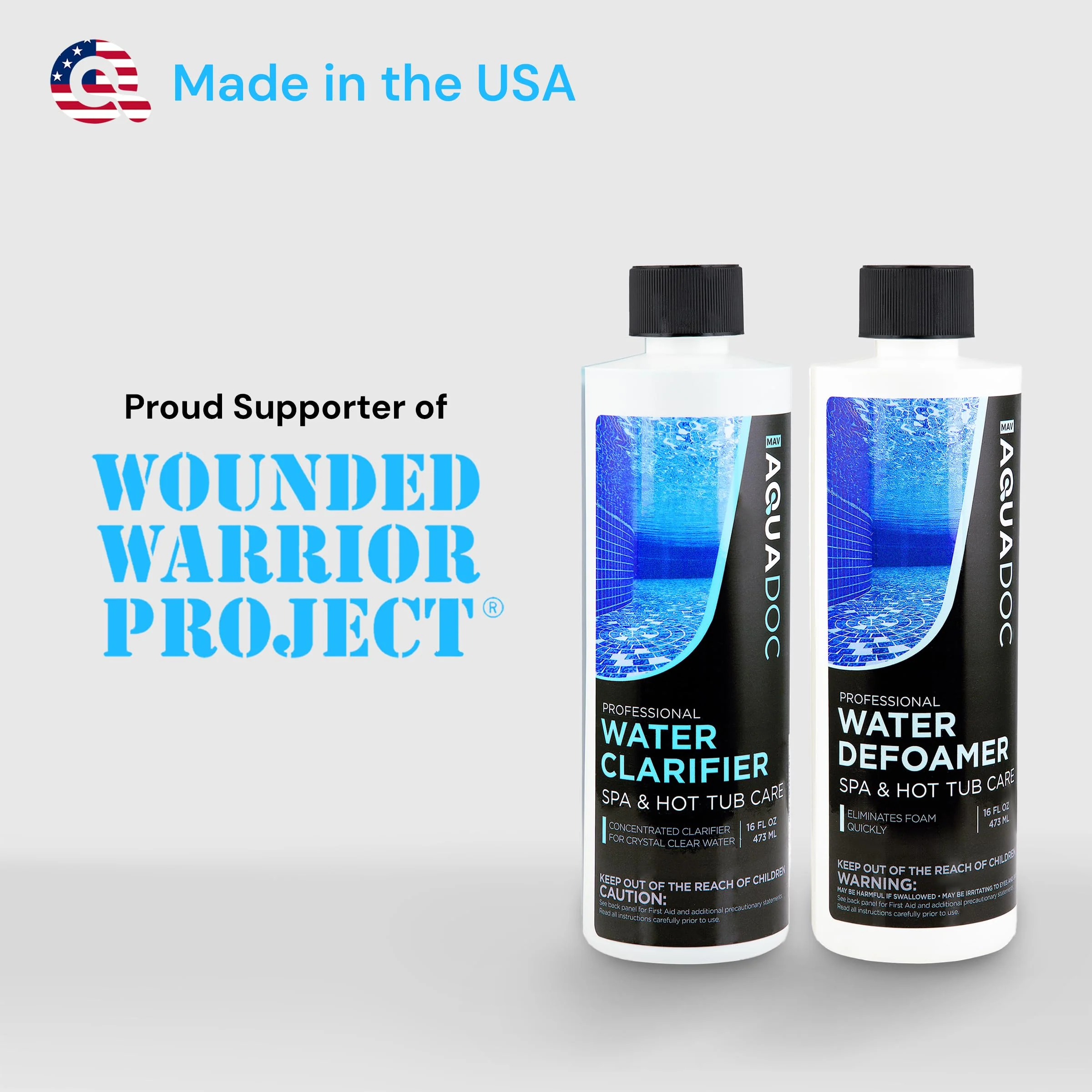 AquaDoc Spa Clarifier & Spa Defoamer Hot Tub Chemical Kit - Includes 16oz Water Clarifier & 16oz Anti-Foam for Hot Tubs - Image 5