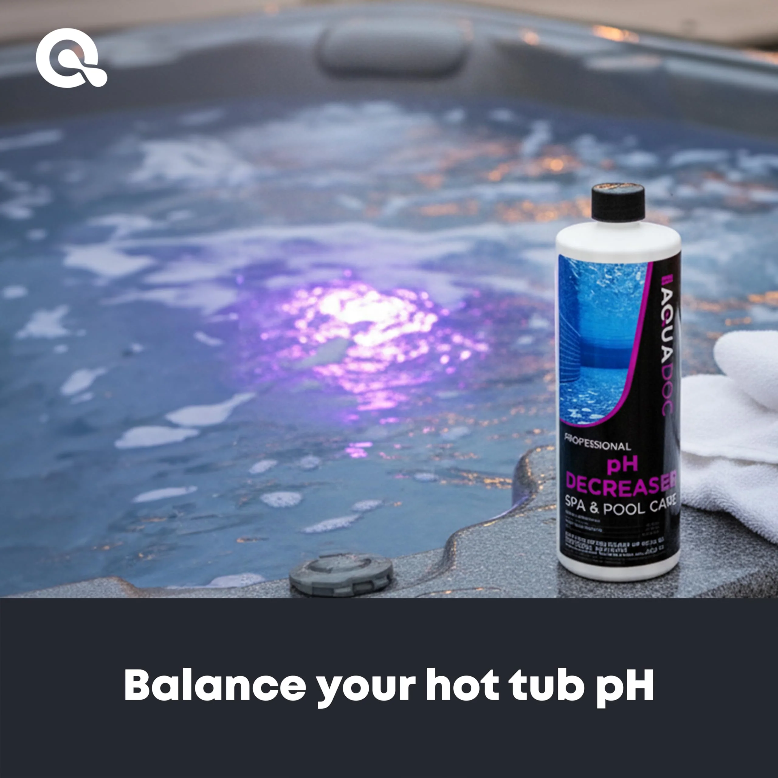 AquaDoc Spa pH Decreaser for Hot Tub - 32oz (2-Pack) - Sodium Bisulfate Spa pH Down for Water Balance - Made in USA - Image 7