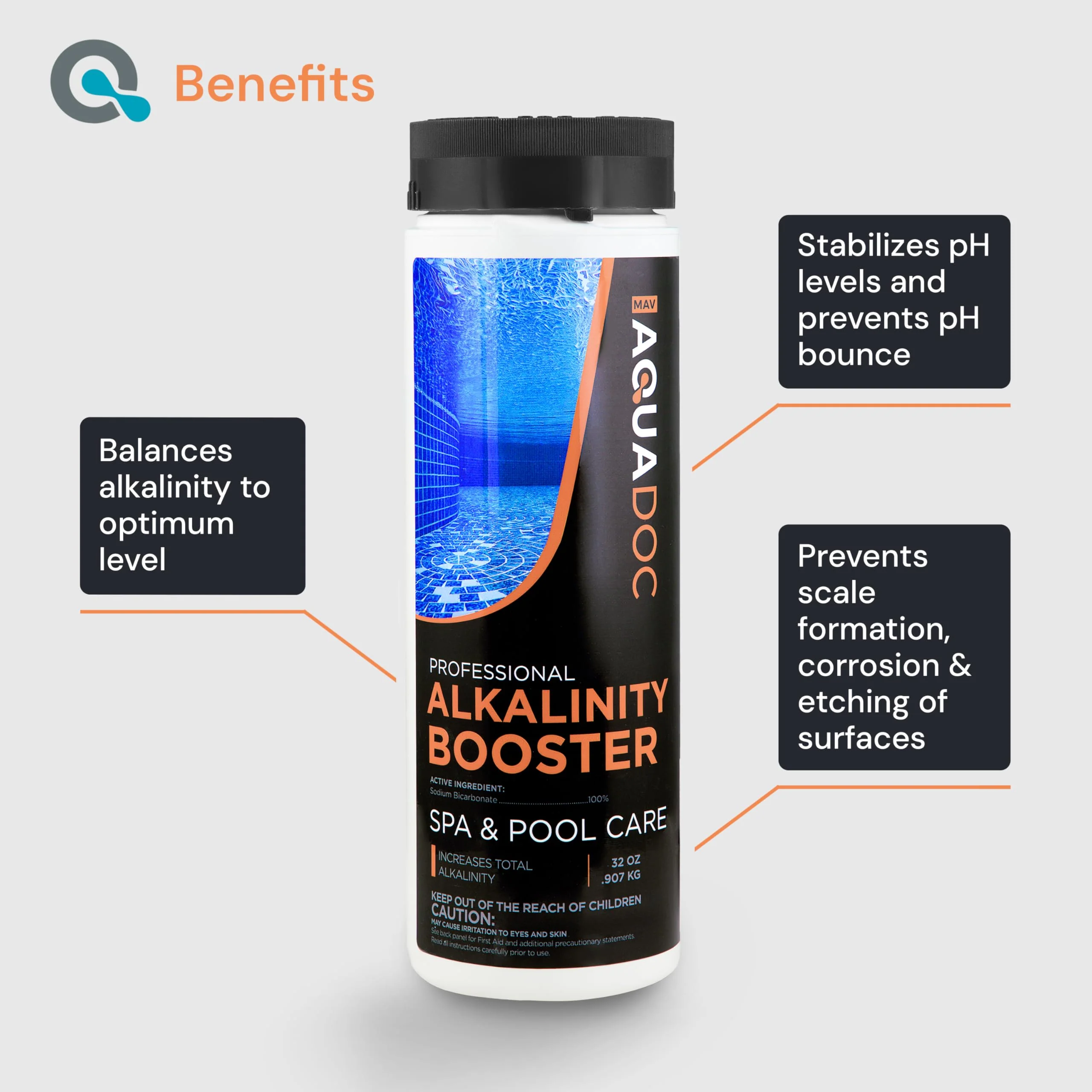 AquaDoc Total Alkalinity Increaser for Hot Tub - Alkalinity Booster for Spas & Fresh Water pH Balance - Image 6