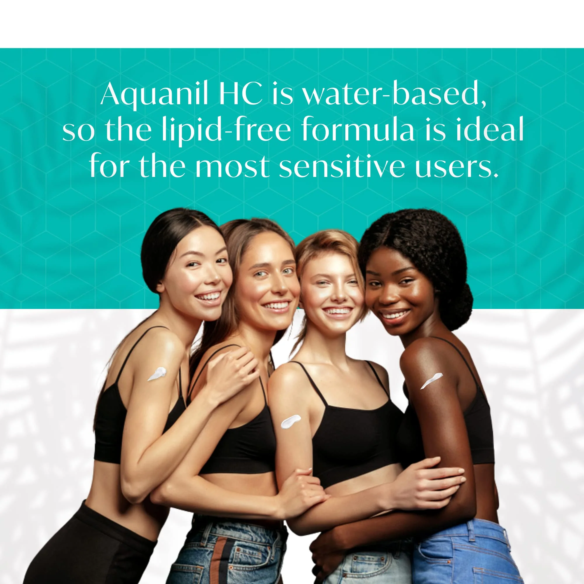 Aquanil HC Lotion, Calming Body Lotion, Anti-Itch Formula, Ideal for all Skin Types - Without Artificial Fragrance - Image 2