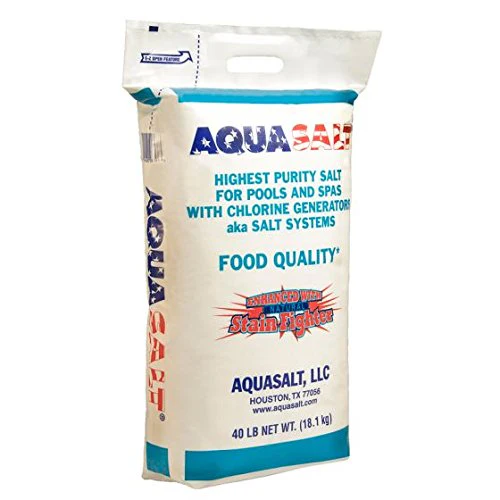 AquaSalt Chlorine Generator Salt for Swimming Pools - Qty. 4 (40 Lb. Bag)