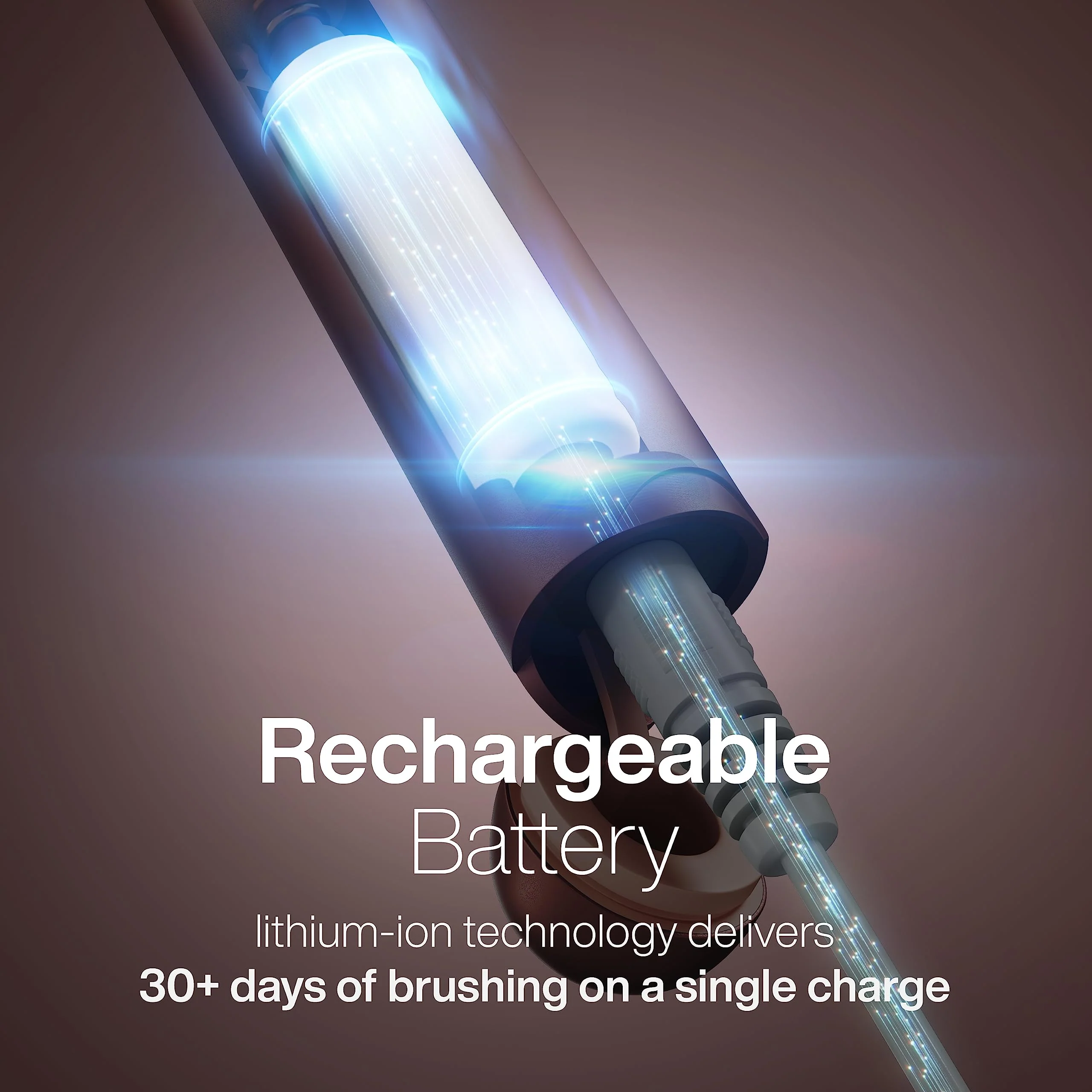 Aquasonic Icon ADA-Accepted Rechargeable Toothbrush | Magnetic Holder & Slim Travel Case | 2 Brushing Modes & Smart Timers | Gentle Micro-Vibrations (Pearl) - Image 3
