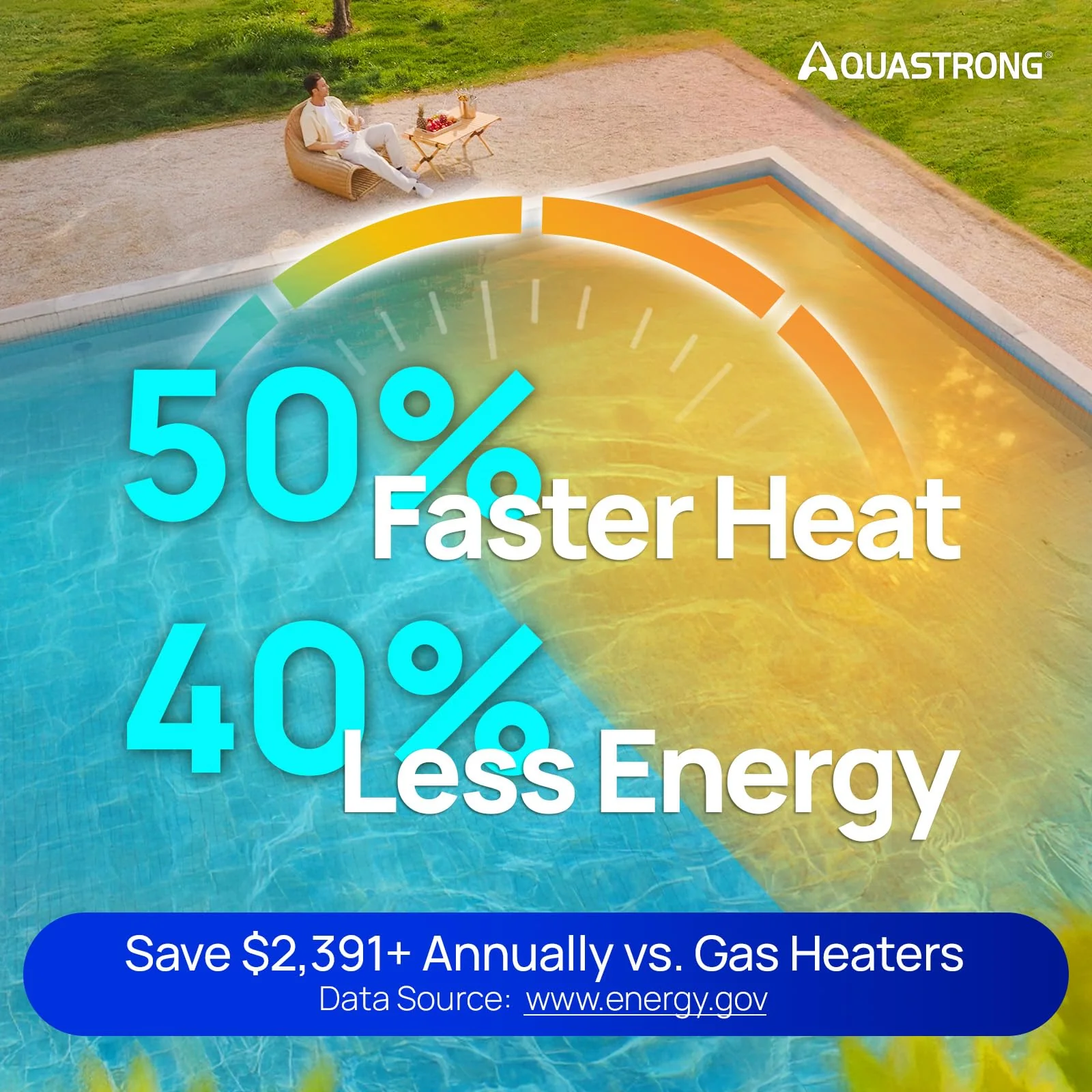 AQUASTRONG Inverter Swimming Pool Heat Pump,Pool Heater for Above Ground and Inground Pool Heating Smart WiFi Control and Cooling Pool Heater Pools Up to, 26000 Gallons - Image 7
