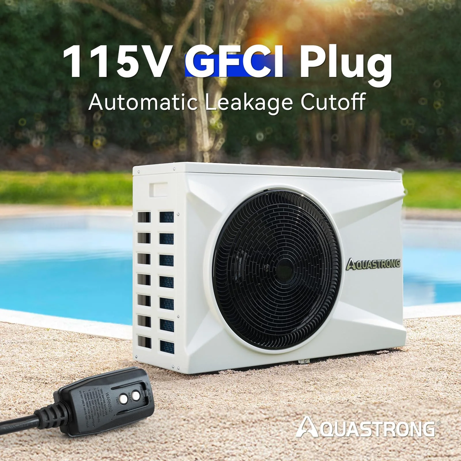 AQUASTRONG Inverter Swimming Pool Heat Pump,Pool Heater for Above Ground and Inground Pool Heating Smart WiFi Control and Cooling Pool Heater Pools Up to, 9000 Gallons - Image 5