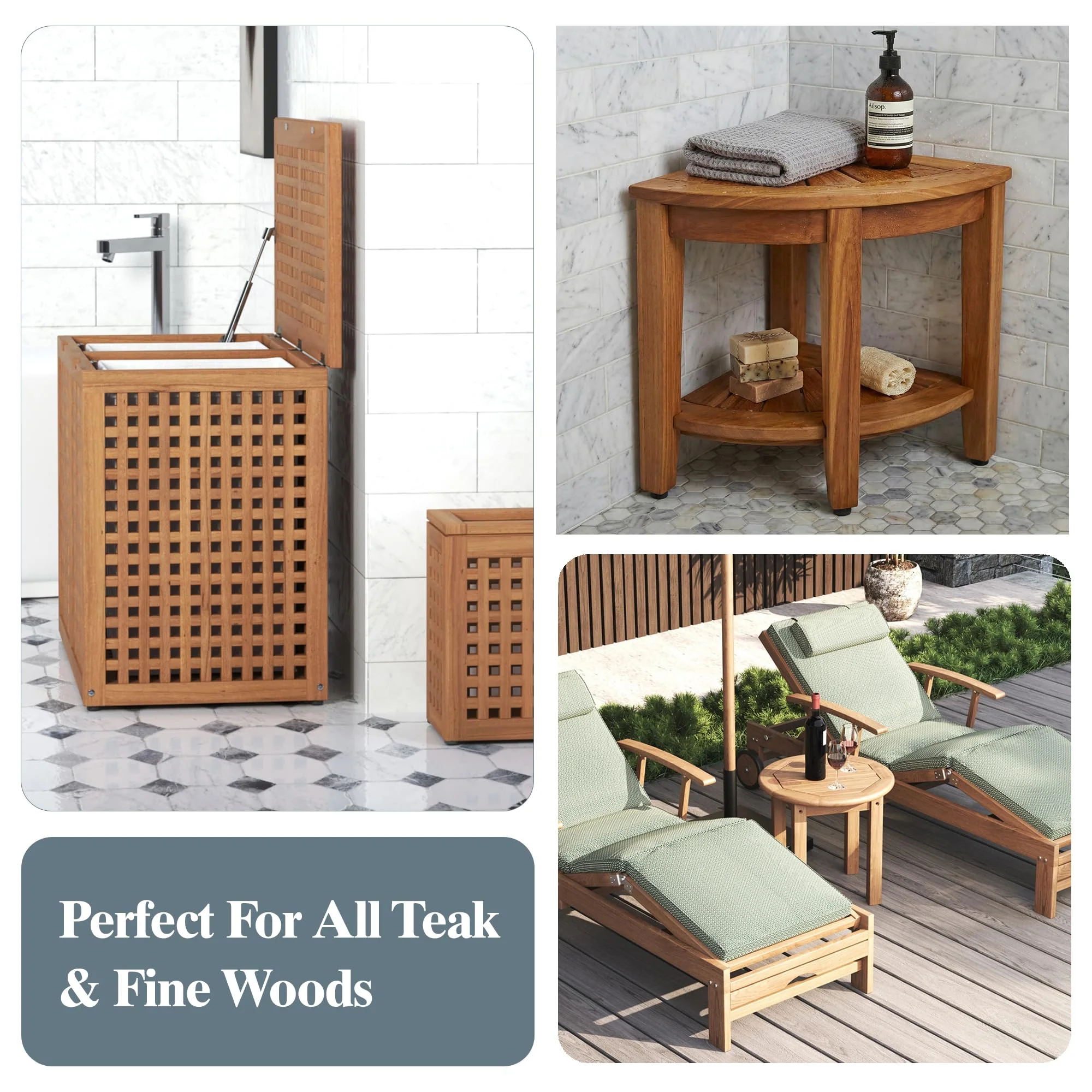 AquaTeak Care Kit: Premium Teak Oil & Teak Cleaner & Brightener - Image 4