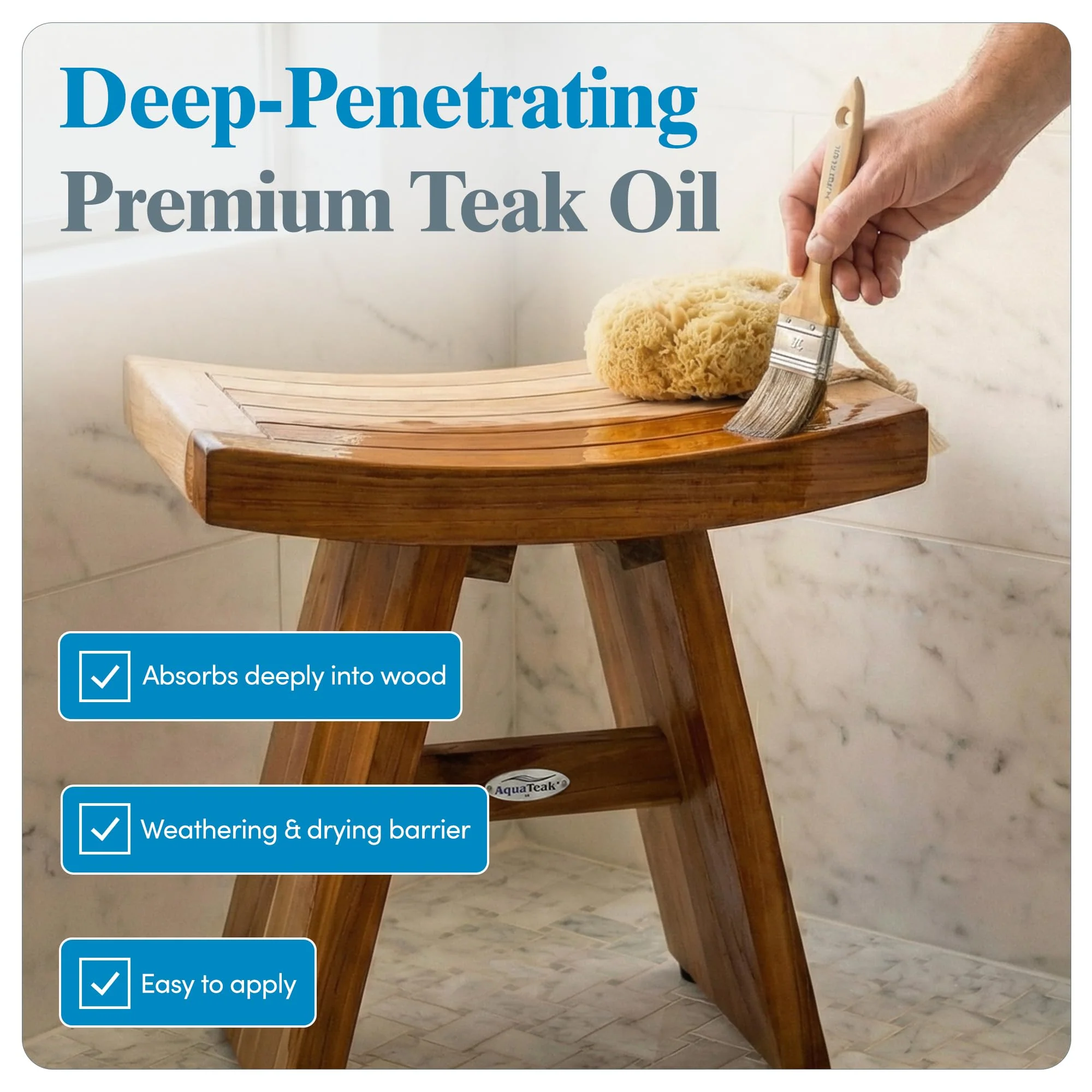 AquaTeak Care Kit: Premium Teak Oil & Teak Cleaner & Brightener - Image 7
