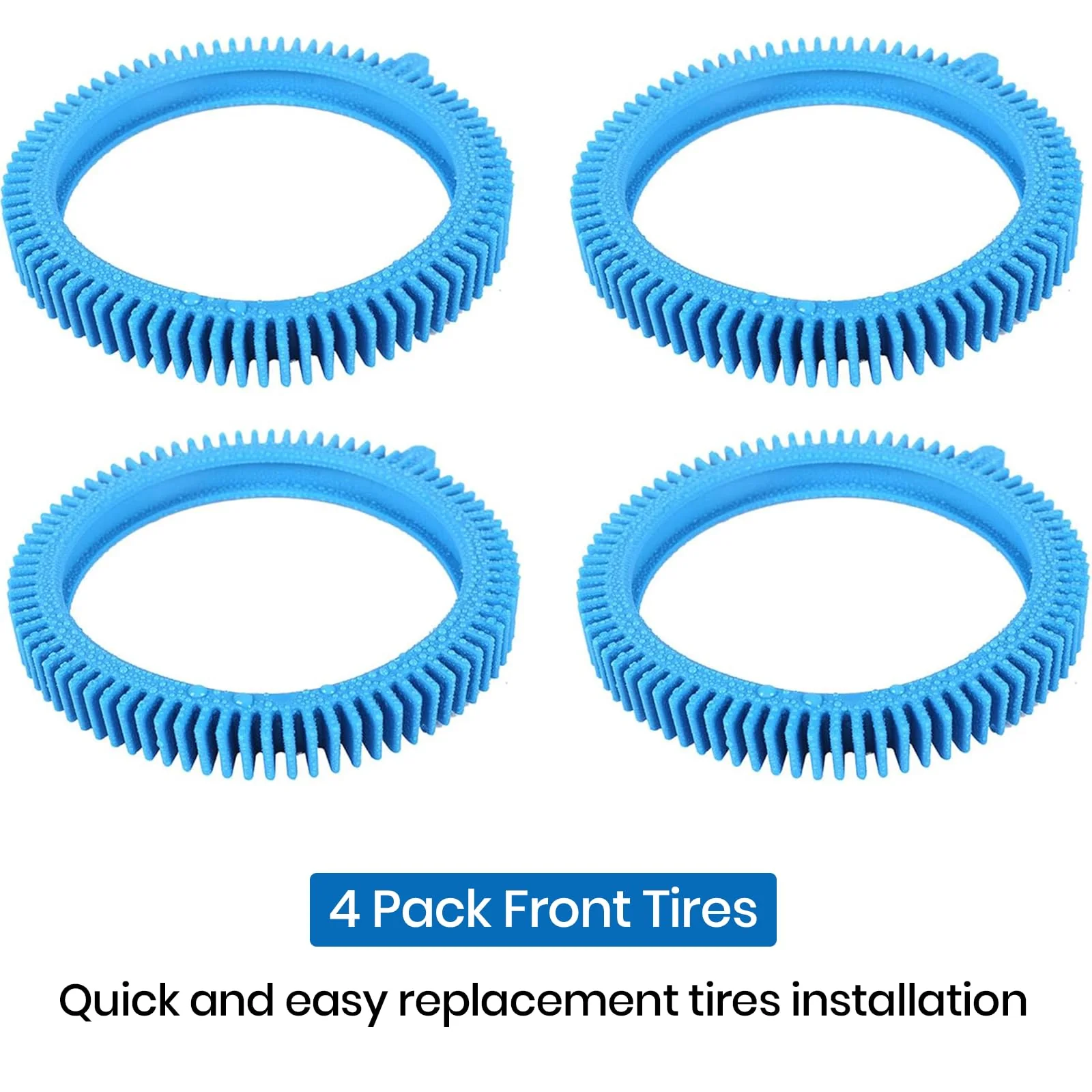 AR-PRO Replacement Tires with Super Hump | Compatible with Poolvergnuegen 896584000-143, Fits Select Poolvergnuegen/Hayward Phoenix Cleaners, 4-Pack - Image 2