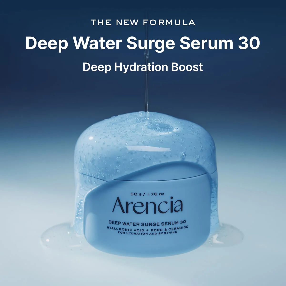 Arencia PDRN Intensive Hydration Overnight Serum - Cica PDRN + Hyaluronic Acid + Ceramide, Smooths fine line for plump glass skin, Korean Skincare 50g 1.76 oz - Image 5