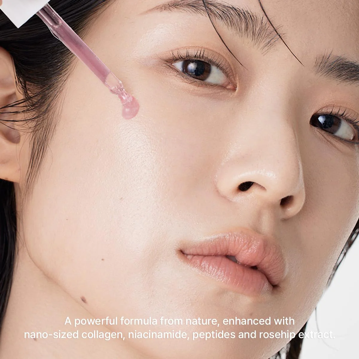 Arencia Red Collagen + Peptide Smoothie Serum, 8% Niacinamide, Vitamin C, Vitamin E, lifting anti-aging serum for skin texture for glass skin - Image 2