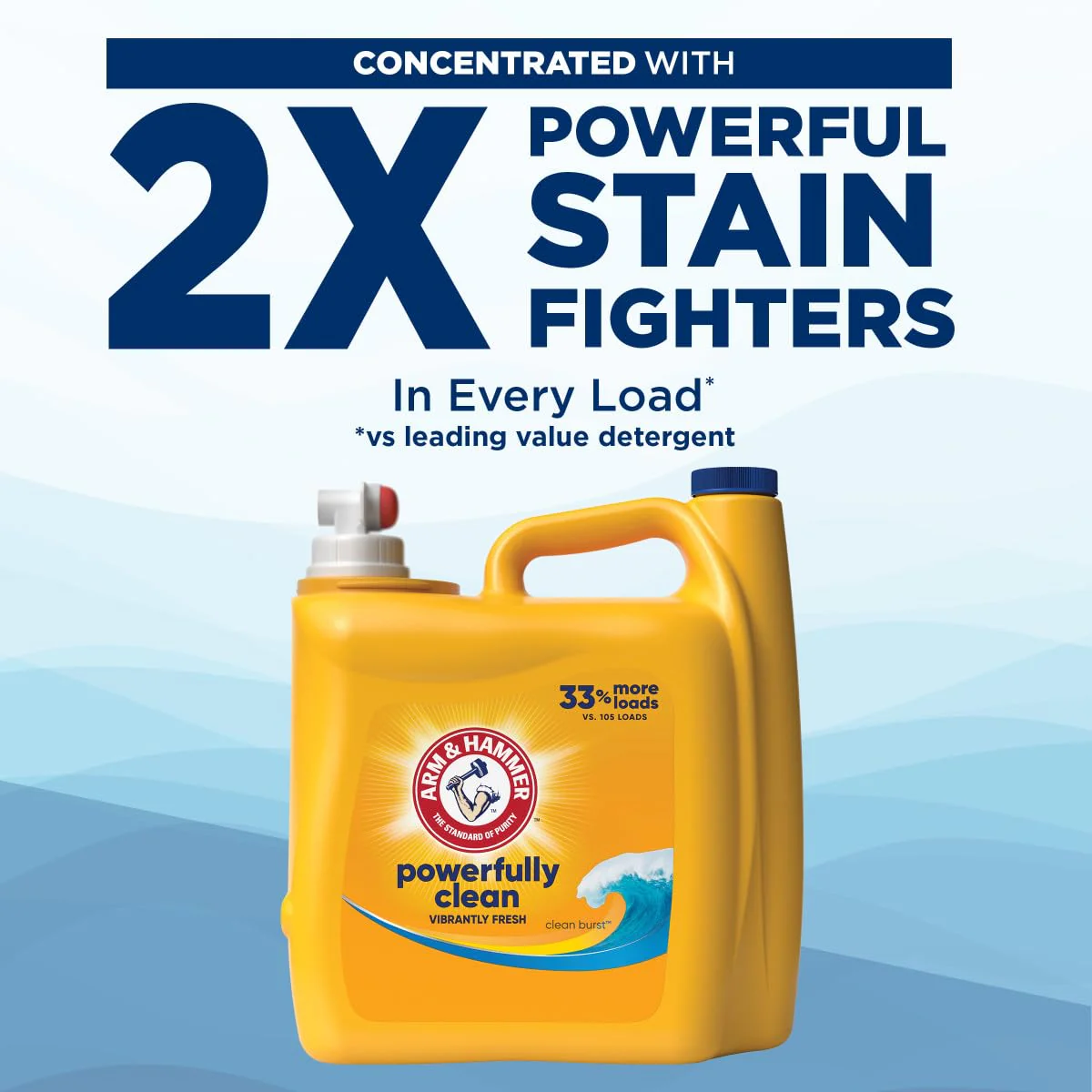 Arm & Hammer Liquid Laundry 140oz Clean Burst dual HE - Image 4