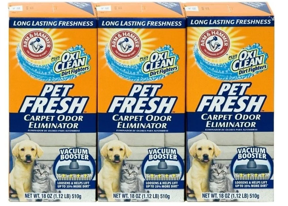 Arm & Hammer Pet Fresh Carpet Odor Eliminator Plus Oxi Clean Dirt Fighters (Pack of 3), 48.9 Ounce - Image 3
