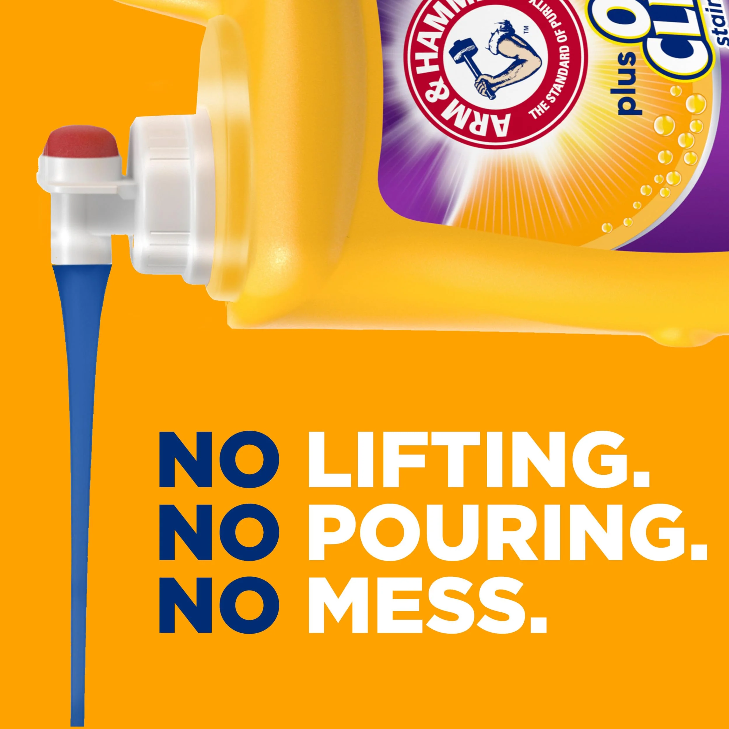 ARM & HAMMER Plus OxiClean Odor Blasters Fresh Burst, 128 Loads Liquid Laundry Detergent, 166.5 Fl oz - Image 8