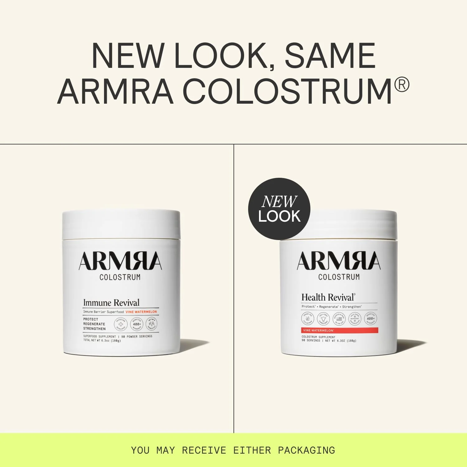 ARMRA Colostrum Powder | Vine Watermelon | Gut Health & Bloating | Skin & Hair | Immunity | Keto, Gluten & Fat-Free | 90 Servings - Image 2