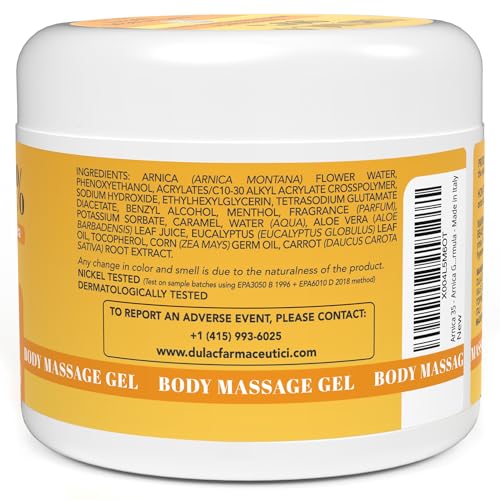 Arnica 35 Arnica Body Massage Gel – Water-Based Cosmetic Massage Gel with Arnica Montana, Fast-Absorbing Lightweight Texture, Non-Greasy Feel, Dermatologically Tested, 16.9 fl oz - Image 8