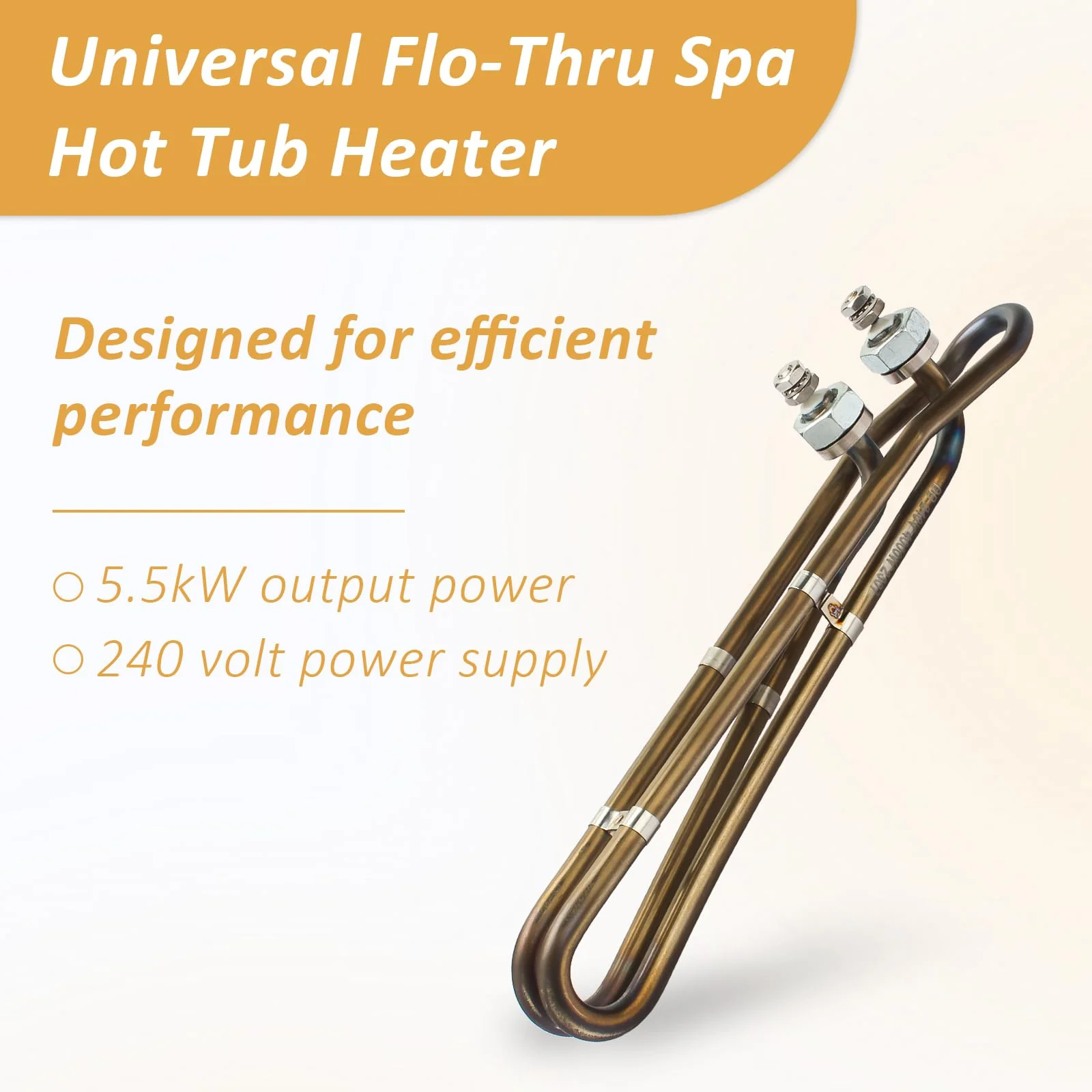 ArrogantF 4.0KW 240V Univeral Heater Element Replacement for Balboa Spa Heater Element 4.0 KW 58104 or Flo-Thru Hot Tub Spas Electric Heaters (10 inch) - Image 7