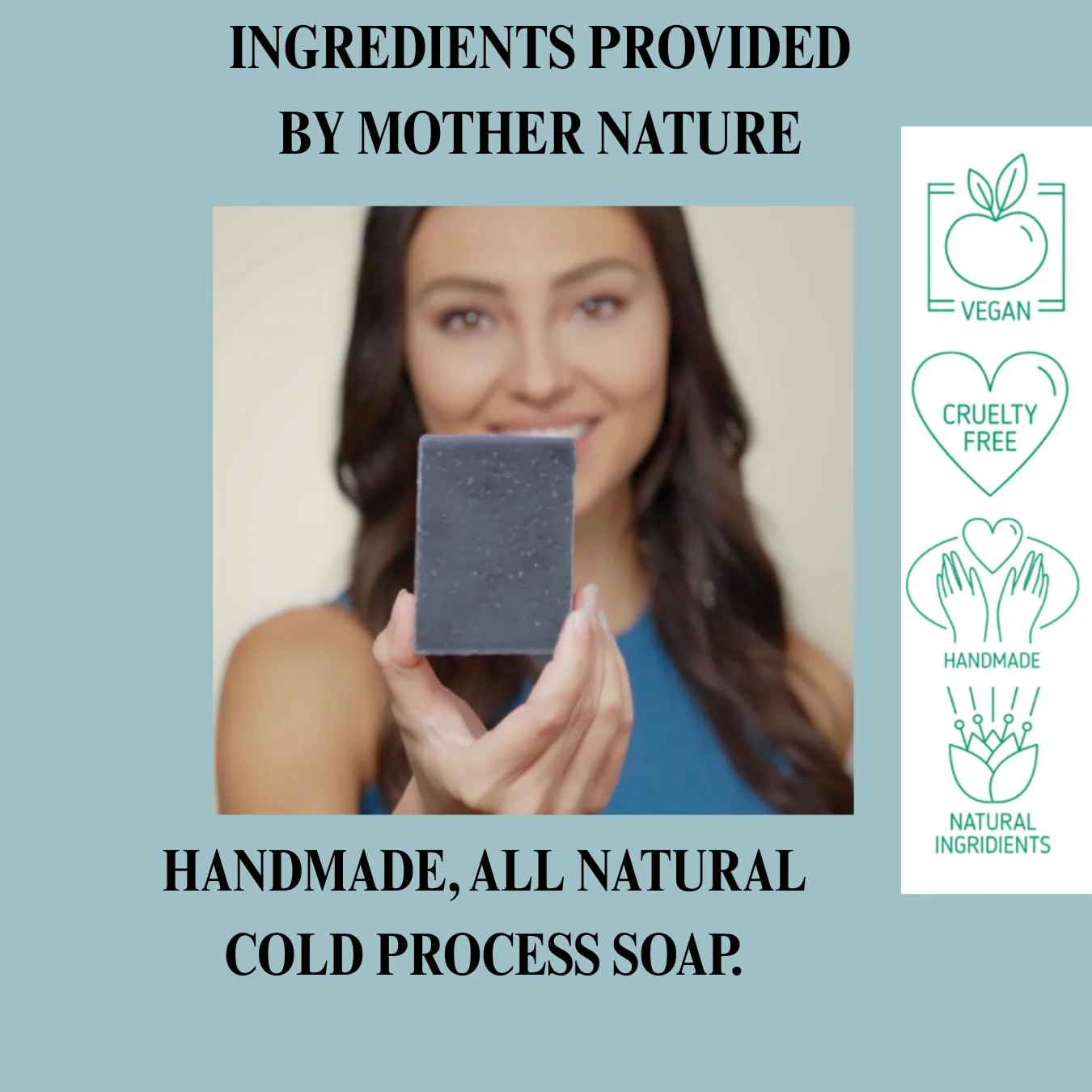 Aspen Kay Naturals Dead Sea Mud and Charcoal Soap Bar. With Organic Shea Butter & Pure Essential Oils. Charcoal Face Wash for Men, Women & Teens. (3 pack) - Image 6