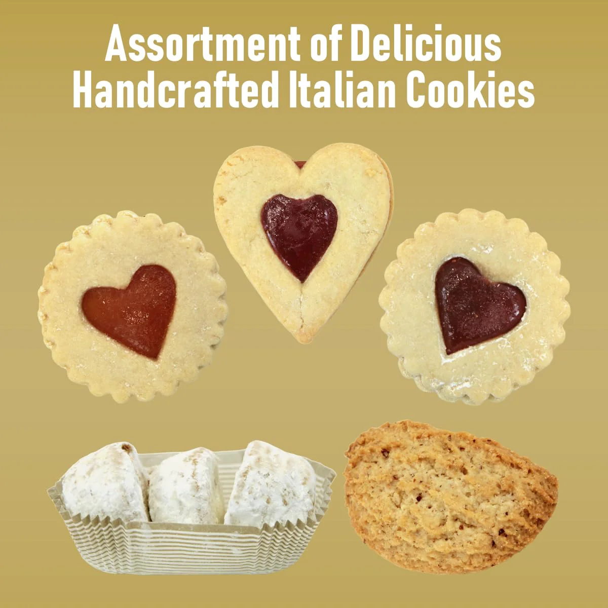 Assorted Italian Cookies Gift Box, 30+ Pieces Individually Wrapped Traditional Gourmet Cookies - 2Lb Square Tin with Authentic Premium Pastries for Holiday Gifting, Coffee Pairing, and Christmas Celebrations - Image 6