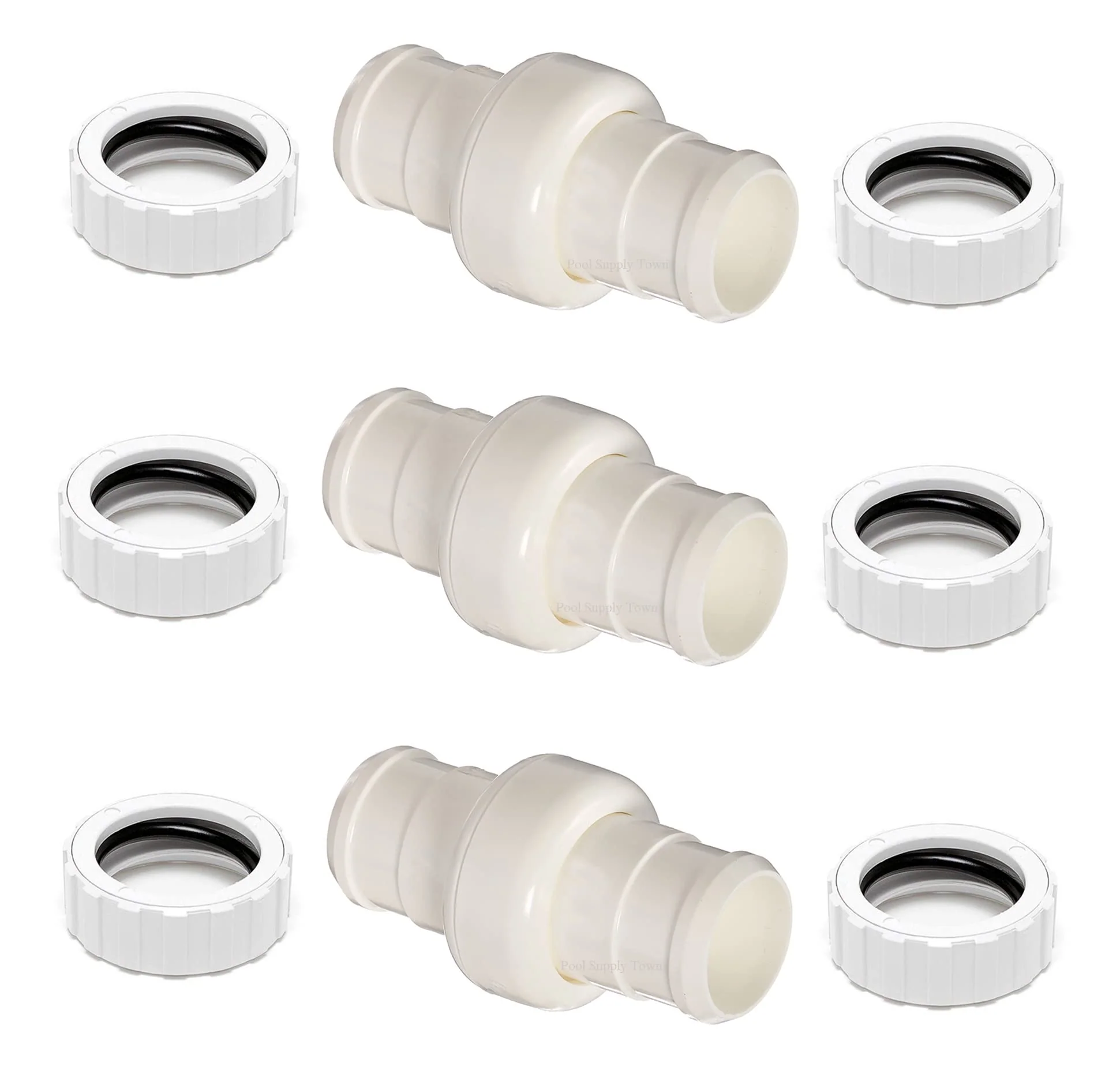 ATIE 360 Pool Cleaner Combo Kit - Hose Swivel 9-100-3002 & Nut 9-100-3109 (3 Pack) for Zodiac Polaris 360