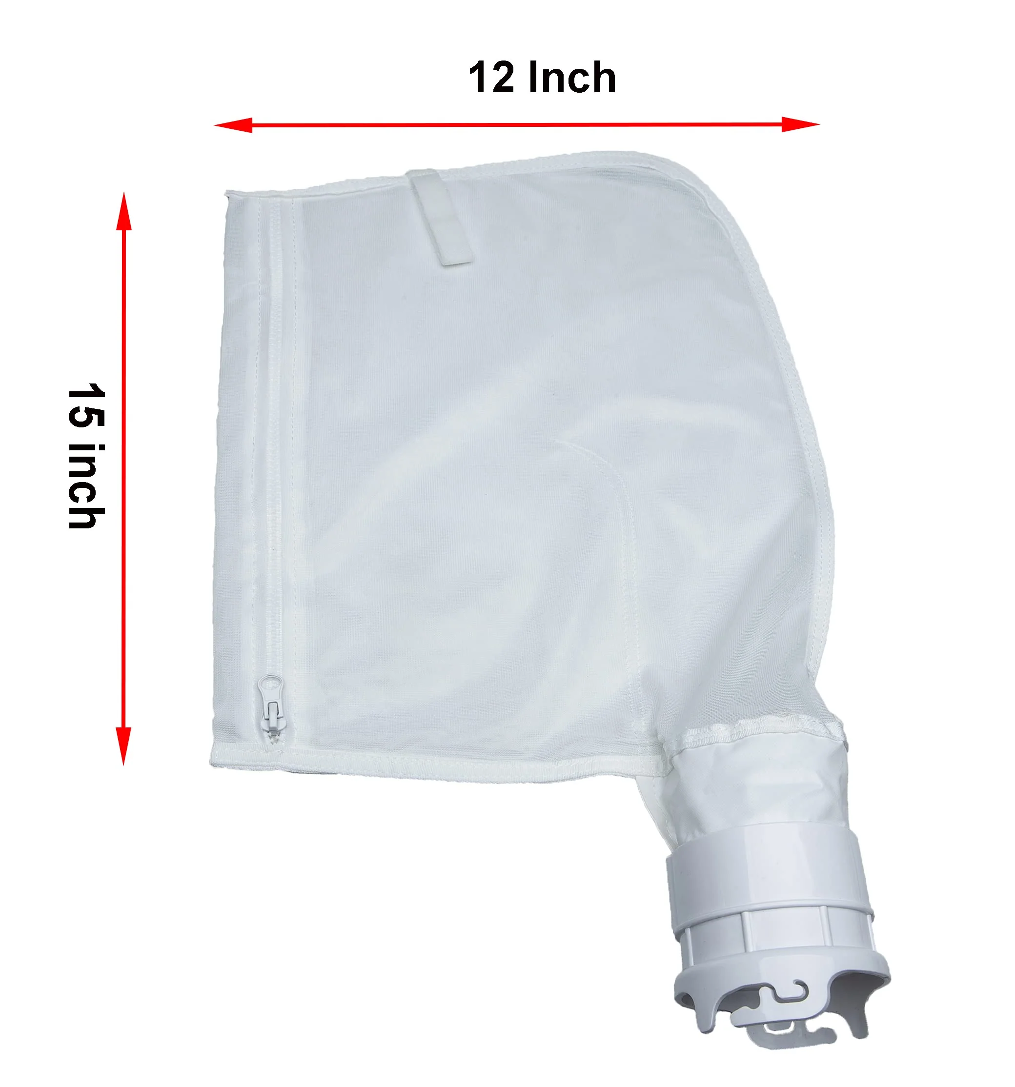 ATIE Pool Cleaner Fine Mesh Bag with Zipper Enclosure, Compatible with Pentair Kreepy Krauly Legend, Platinum, Letro Pool Cleaners Debris Bag 360002 and EU16 Bag (2 Pack) - Image 4