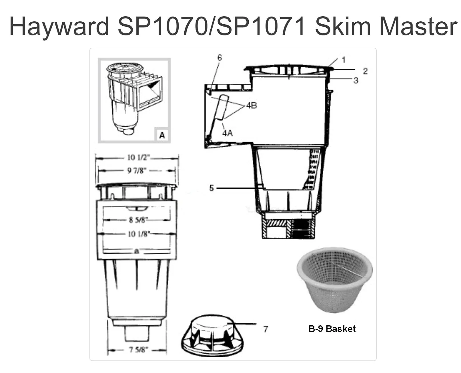 ATIE Pool Skimmer Basket SPX1070E & B-9 B9 and R211100 Vac-Mate Basket Replacement Fits Most Hayward Pentair SwimQuip Pool Skimmers and Other Brand Pool Skimmers - Not Weighted (2 Pack) - Image 2