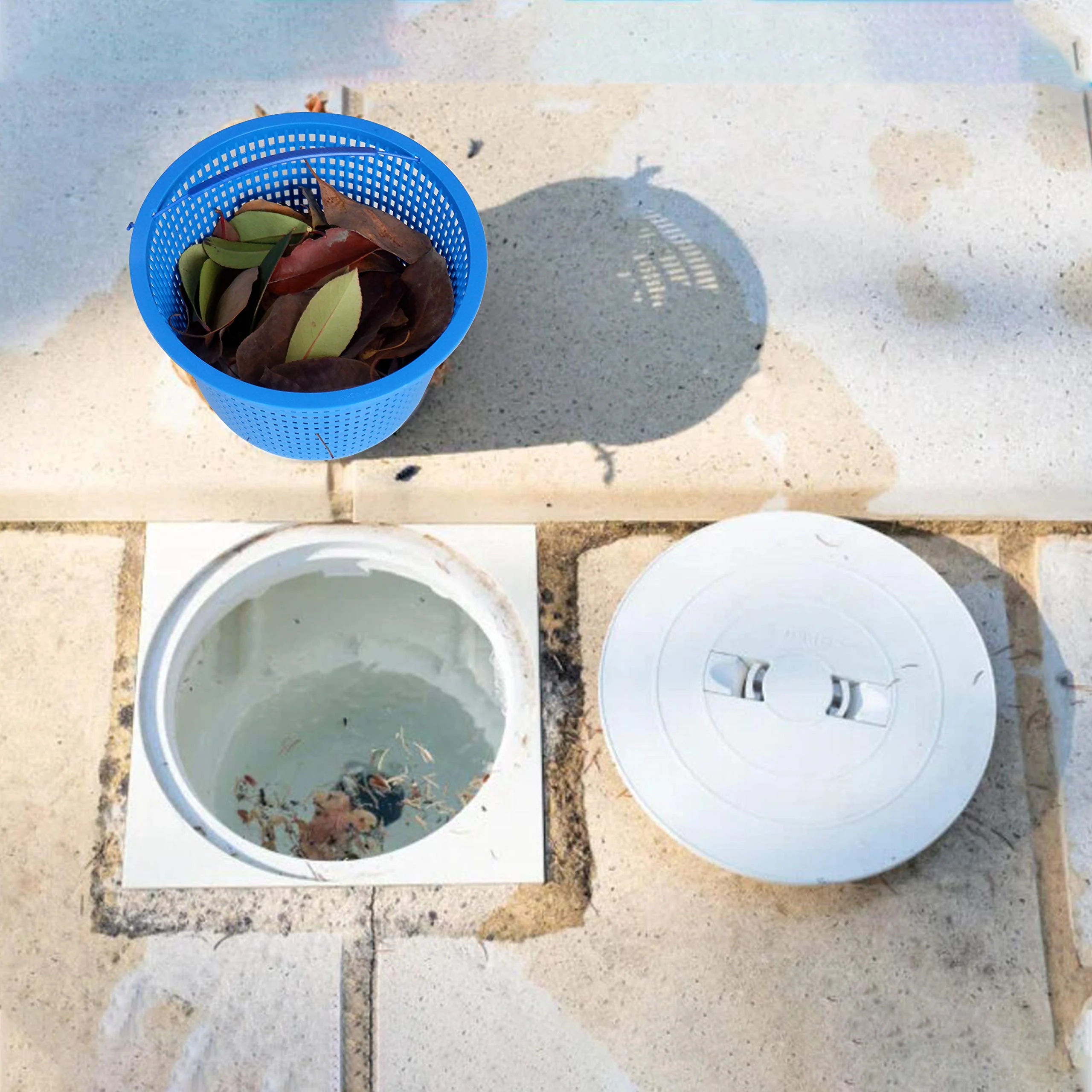 ATIE Pool Skimmer Basket SPX1070E & B-9 B9 and R211100 Vac-Mate Basket Replacement Fits Most Hayward Pentair SwimQuip Pool Skimmers and Other Brand Pool Skimmers - Not Weighted (2 Pack) - Image 5